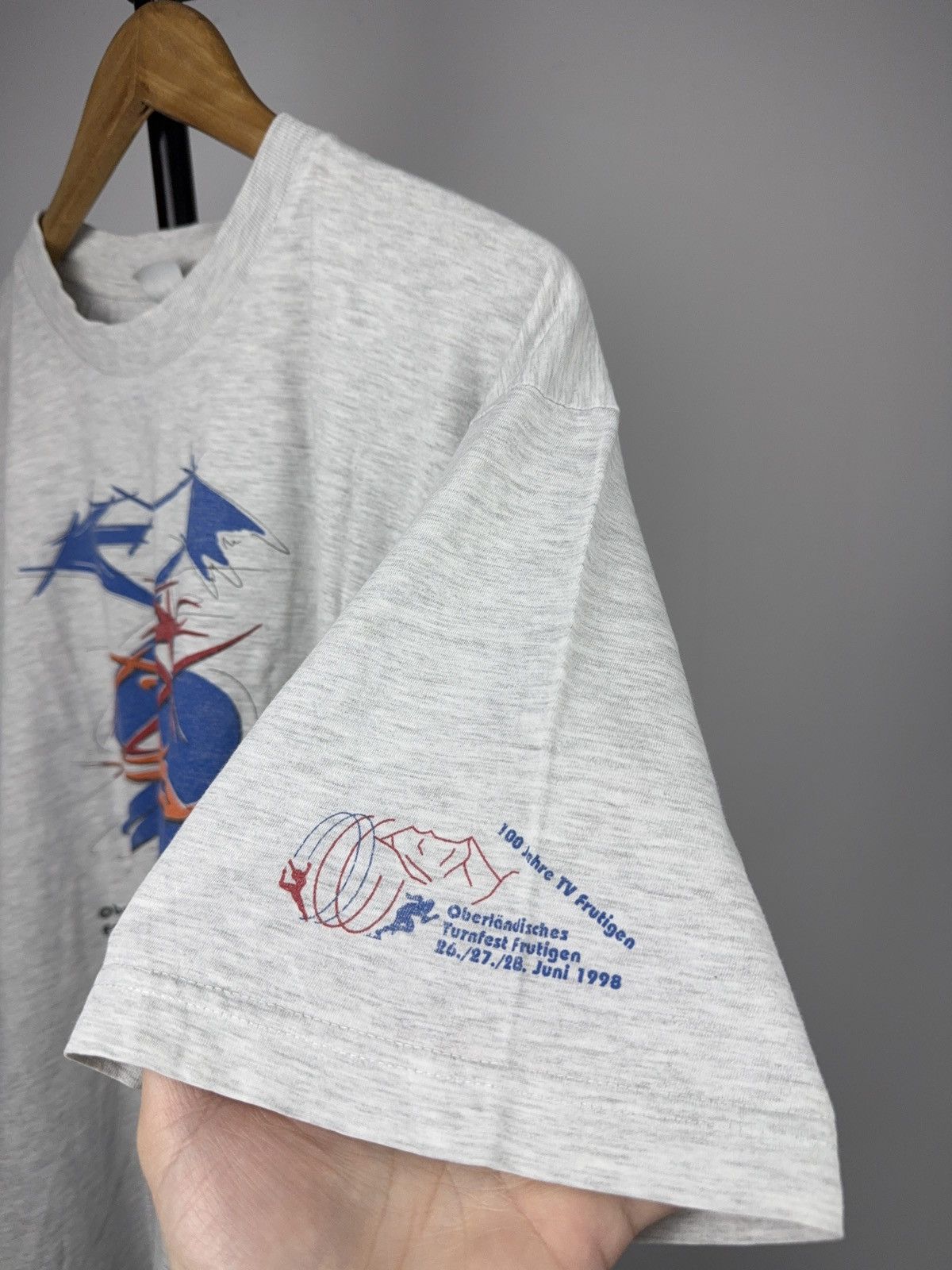Vintage Vintage 1998 Retro Festival Swiss Turnfest Graphic T-Shirt Size US M / EU 48-50 / 2 - 7 Thumbnail
