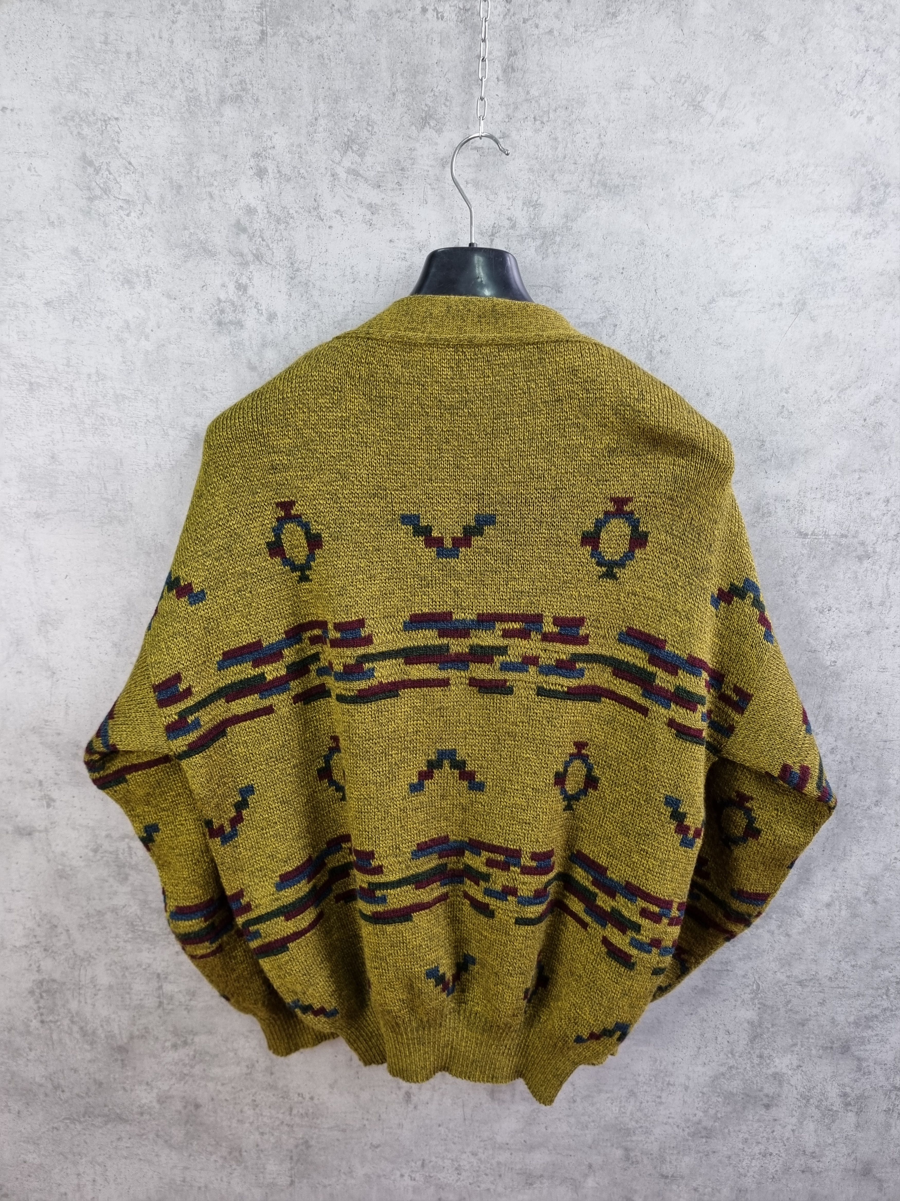 Vintage 90s Italian Navajo Relaxed Fit Vintage Cardigan Size US XL / EU 56 / 4 - 5 Thumbnail