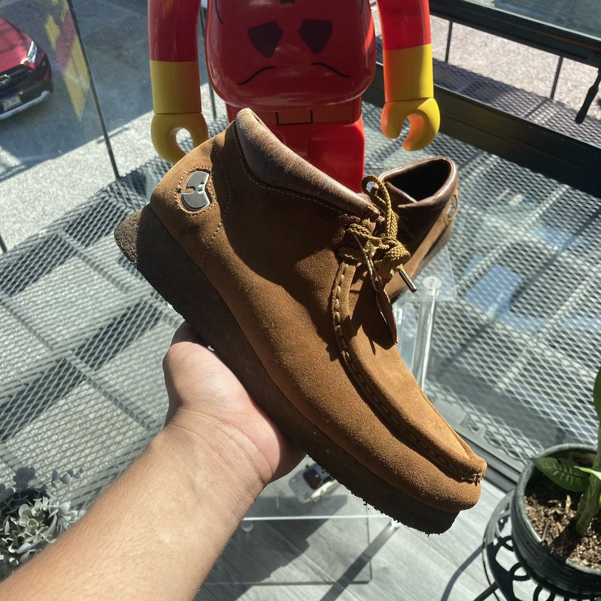 Clarks Wu Tang Clan Wu Wear Rare Wu wear wallabees Grailed