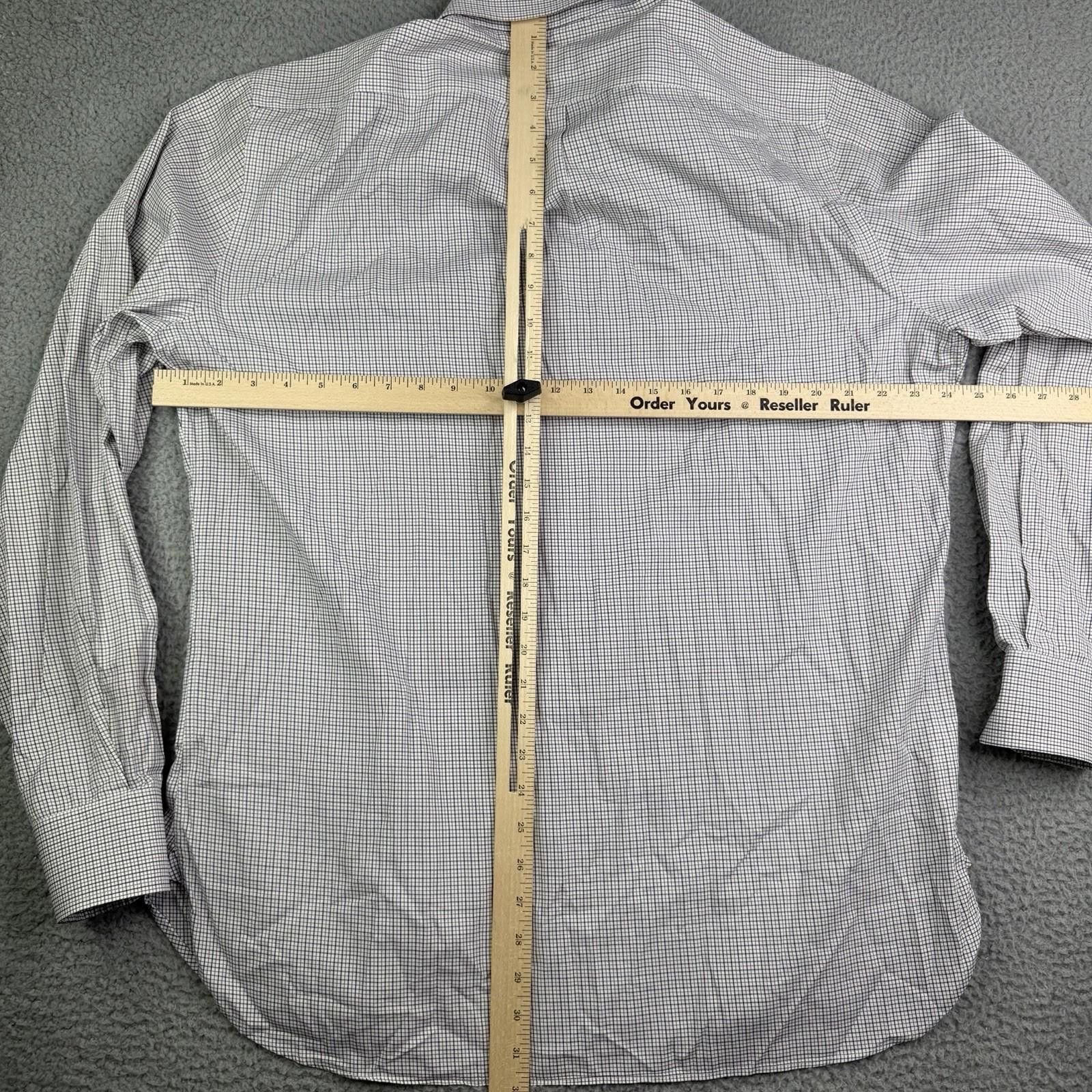 Other Boggi Milano Mens XL Shirt Blue White Long Sleeve 43/17 Size US XL / EU 56 / 4 - 6 Thumbnail