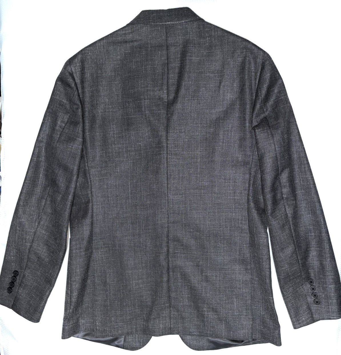 Nordstrom Nordstrom Men’s Shop Trim Gray Wool Blend Sport Coat 40 R Size 40R - 9 Thumbnail