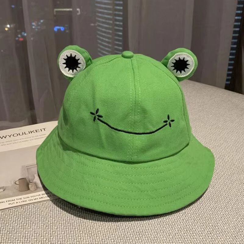 Other Cartoon Frog Bucket Panama Fishing Cap Cute Froggy Hat Size ONE SIZE - 1 Thumbnail