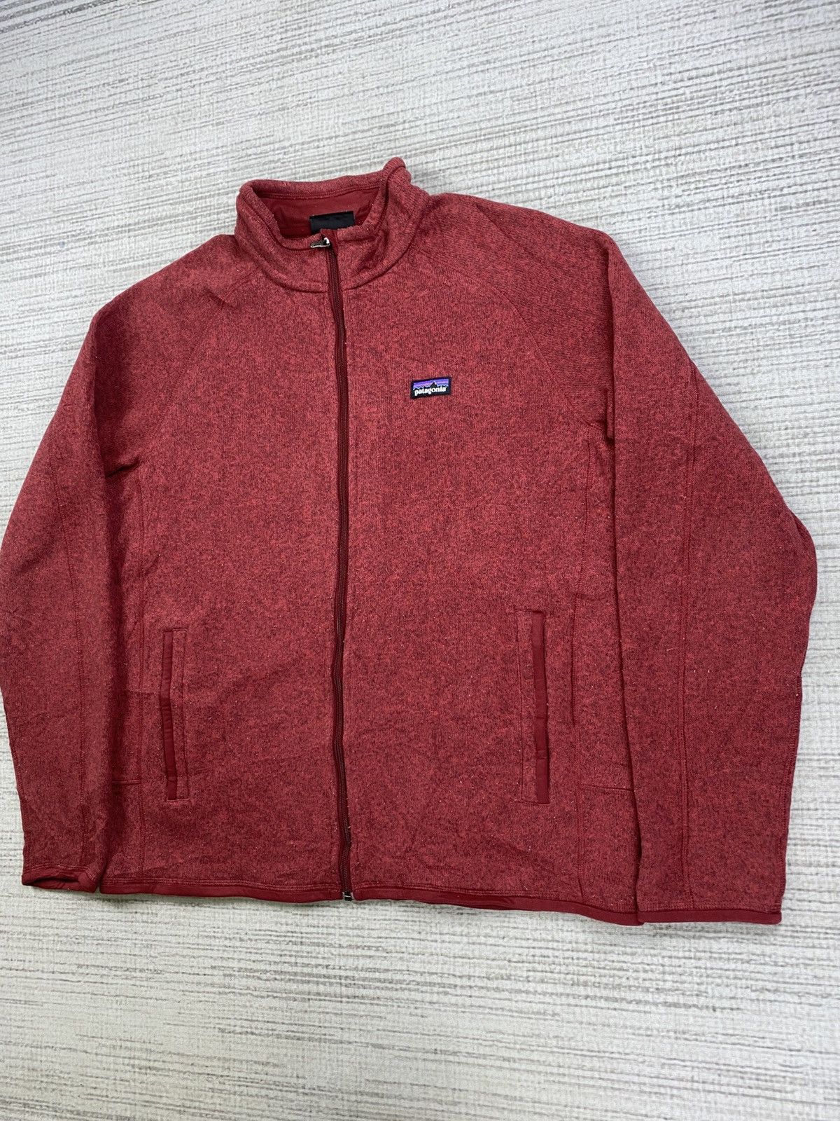 Patagonia Vintage Patagonia Maroon Fleece Jacket Size US L / EU 52-54 / 3 - 4 Thumbnail