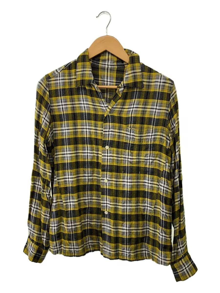 Plaid Open Collar Button Shirt