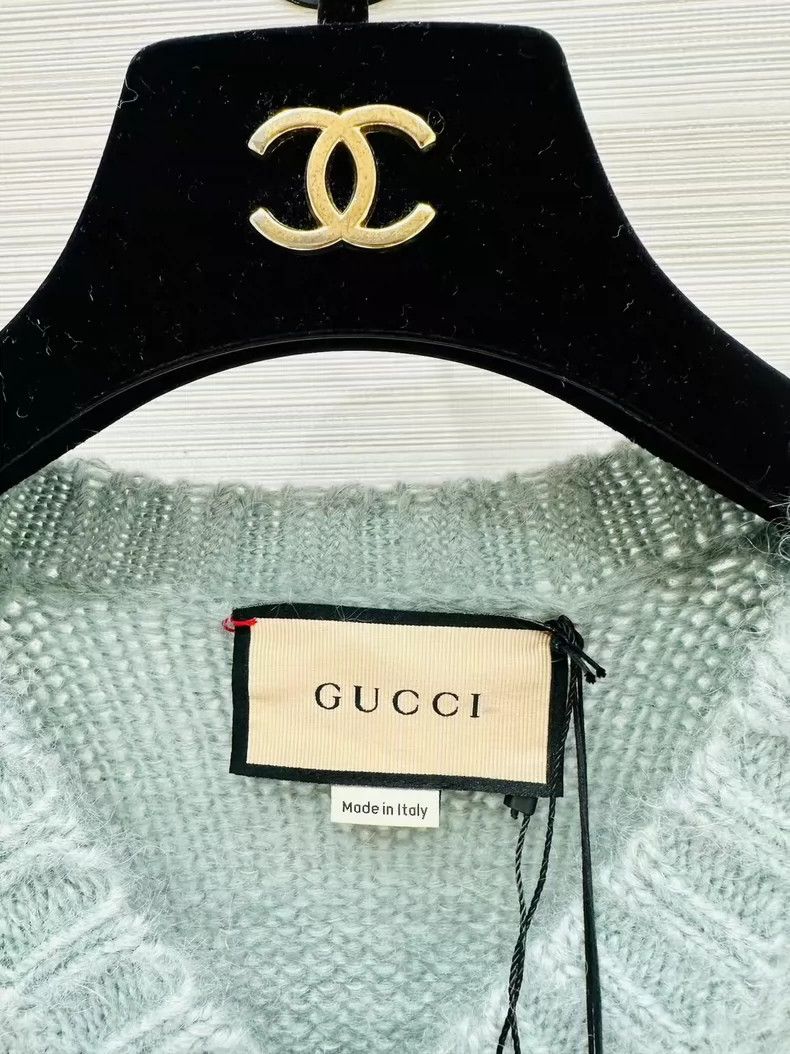 Gucci GucciSmog blue knitted sweater 2503-Nextarrow Size XS / US 0-2 / IT 36-38 - 2 Thumbnail