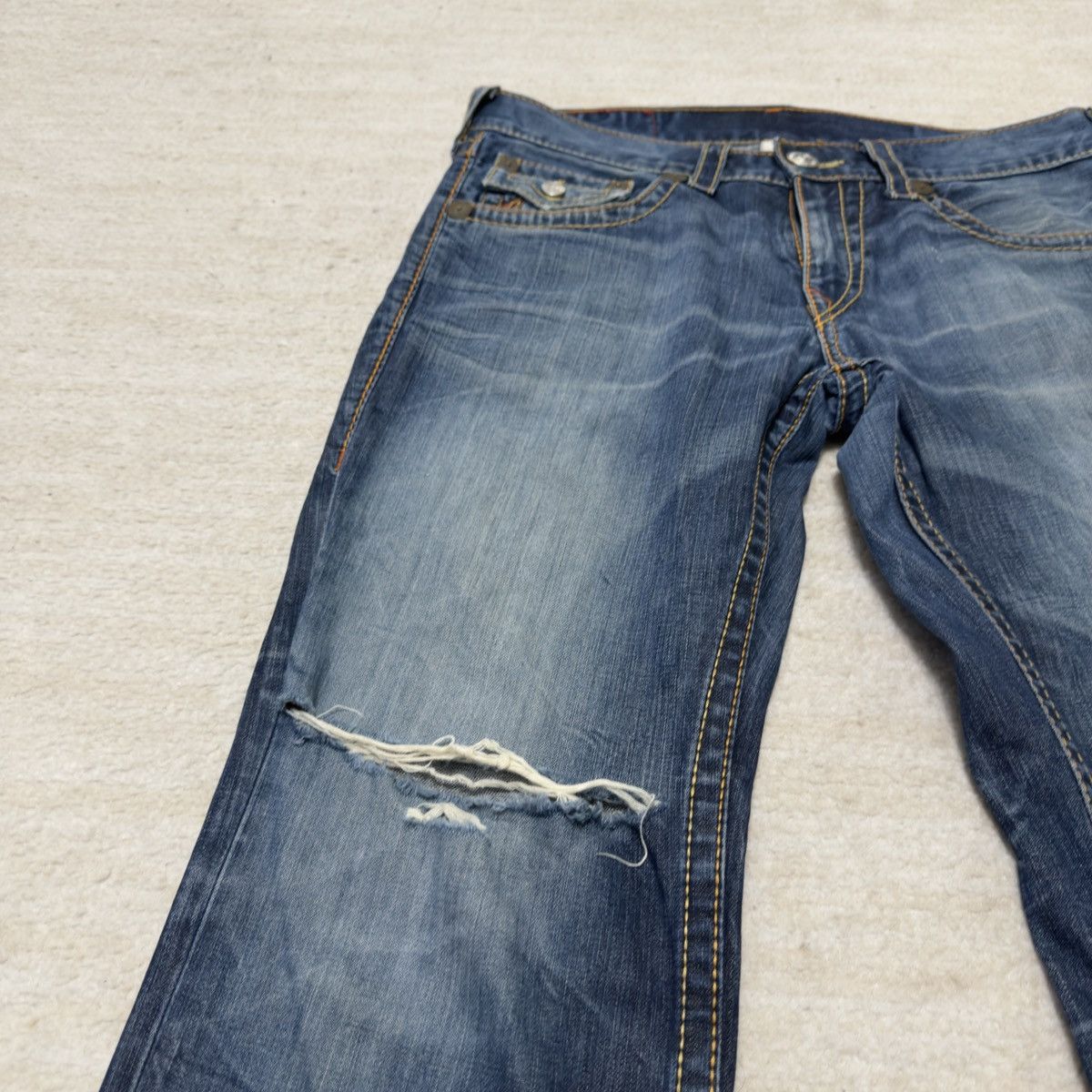 True Religion Vintage True Religion Rainbow Ricky Jeans Men's Actual 38x31 Size US 38 / EU 54 - 5 Thumbnail