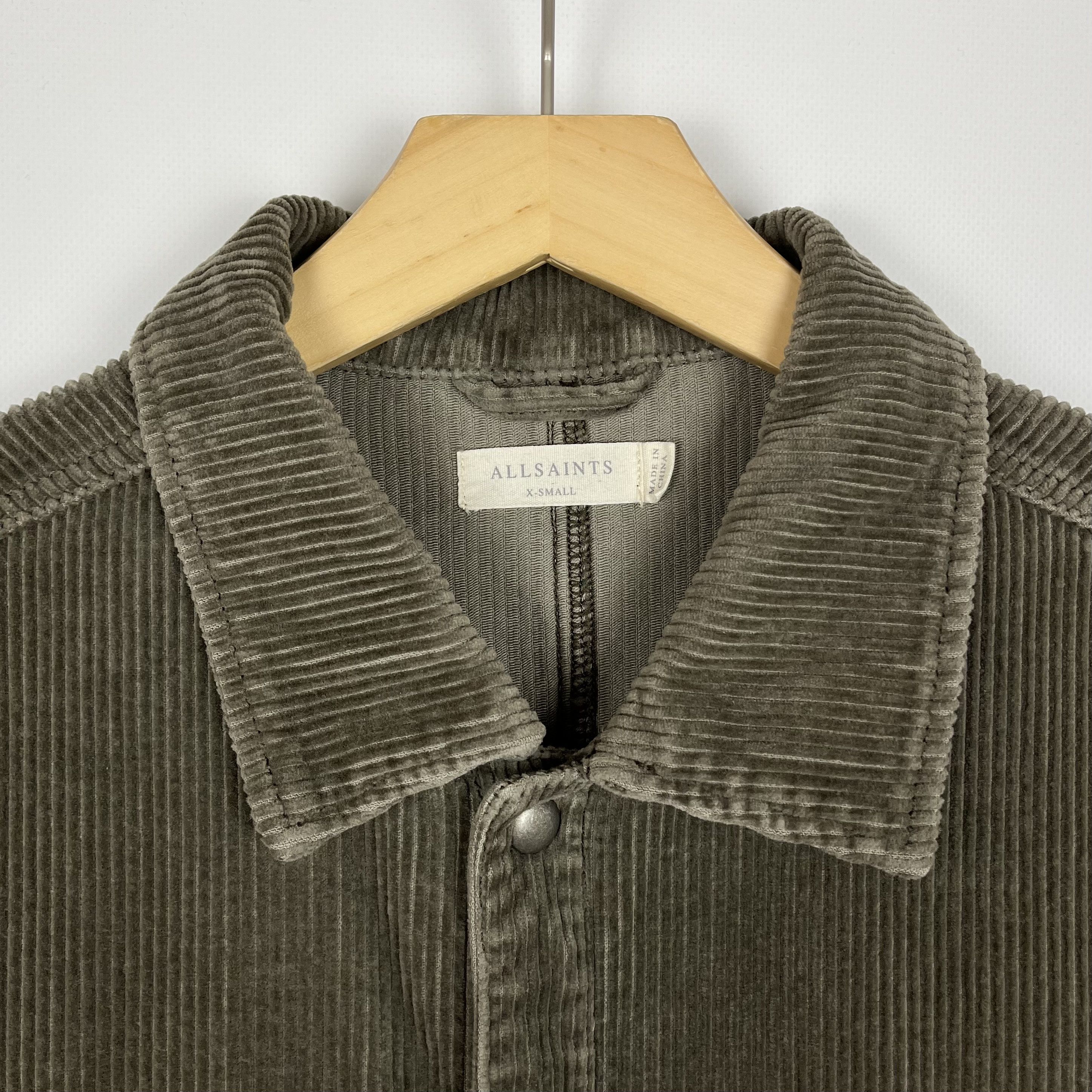 Allsaints Designer AllSaints Castleford Corduroy Overshirt Jacket Size US XS / EU 42 / 0 - 7 Thumbnail