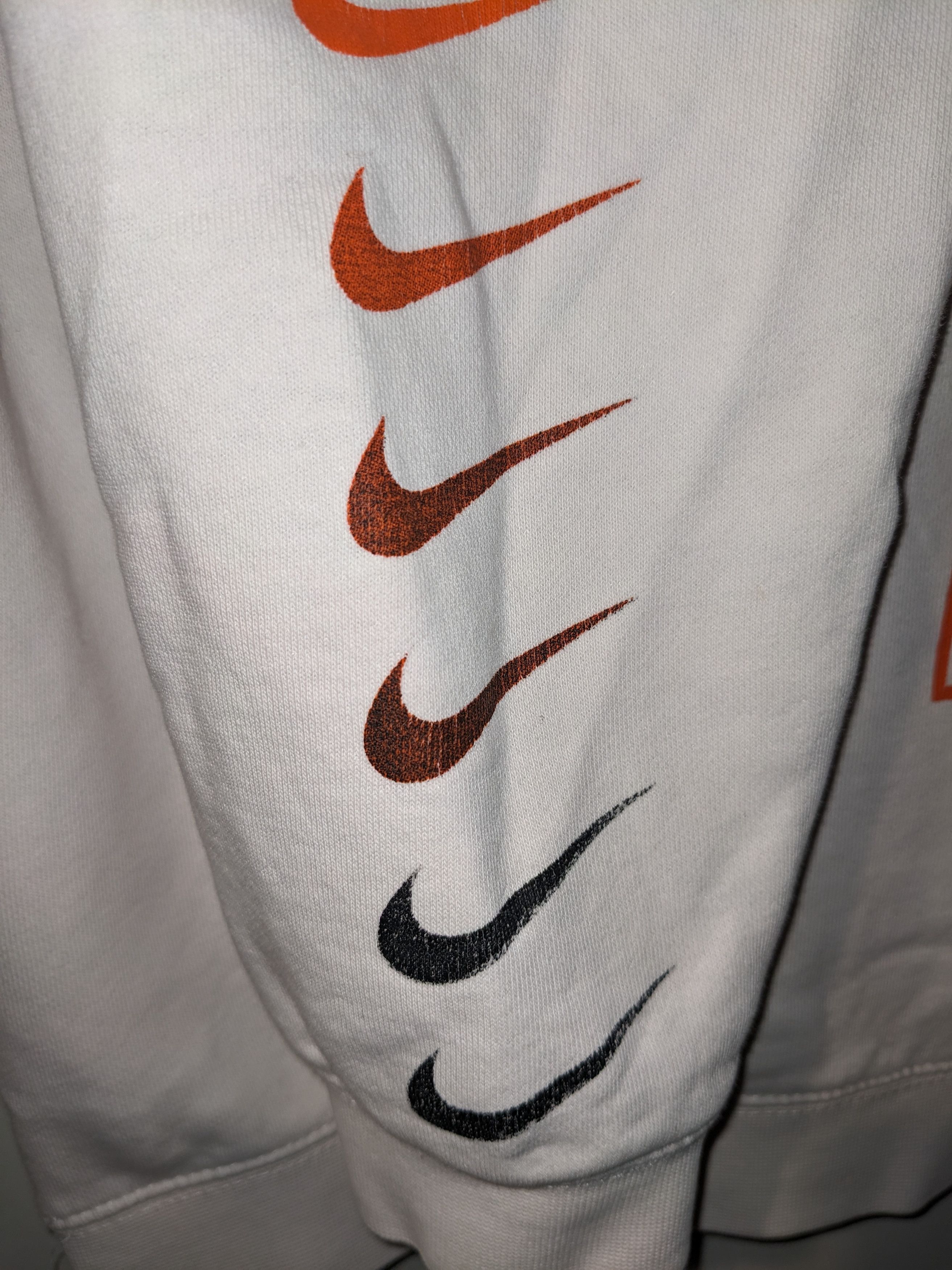 Designer × Nike Vintage 2010's Nike Off-White Inspired Beige Small Hoodie Size US S / EU 44-46 / 1 - 13 Thumbnail