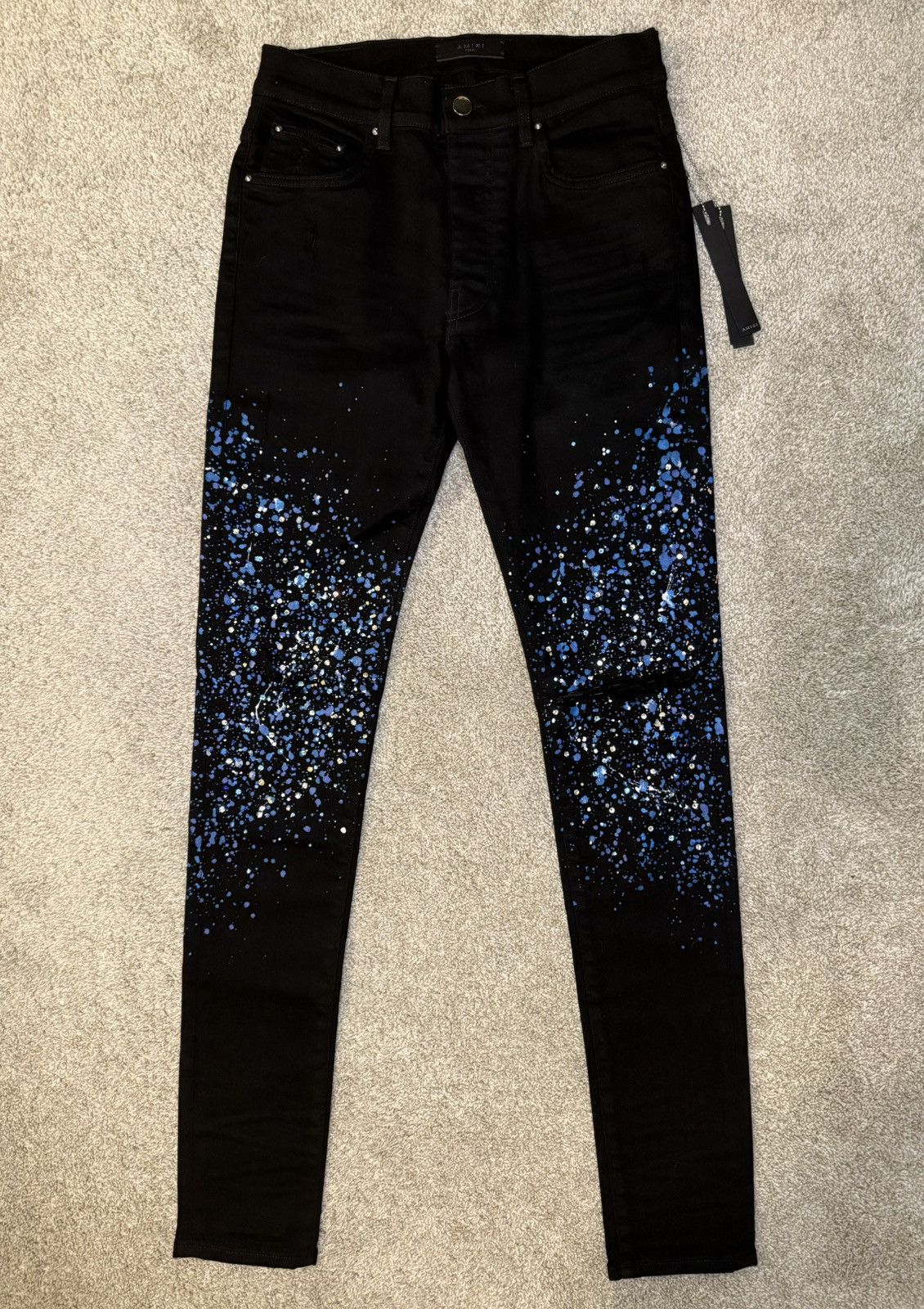 Amiri Crystal Jeans | Grailed