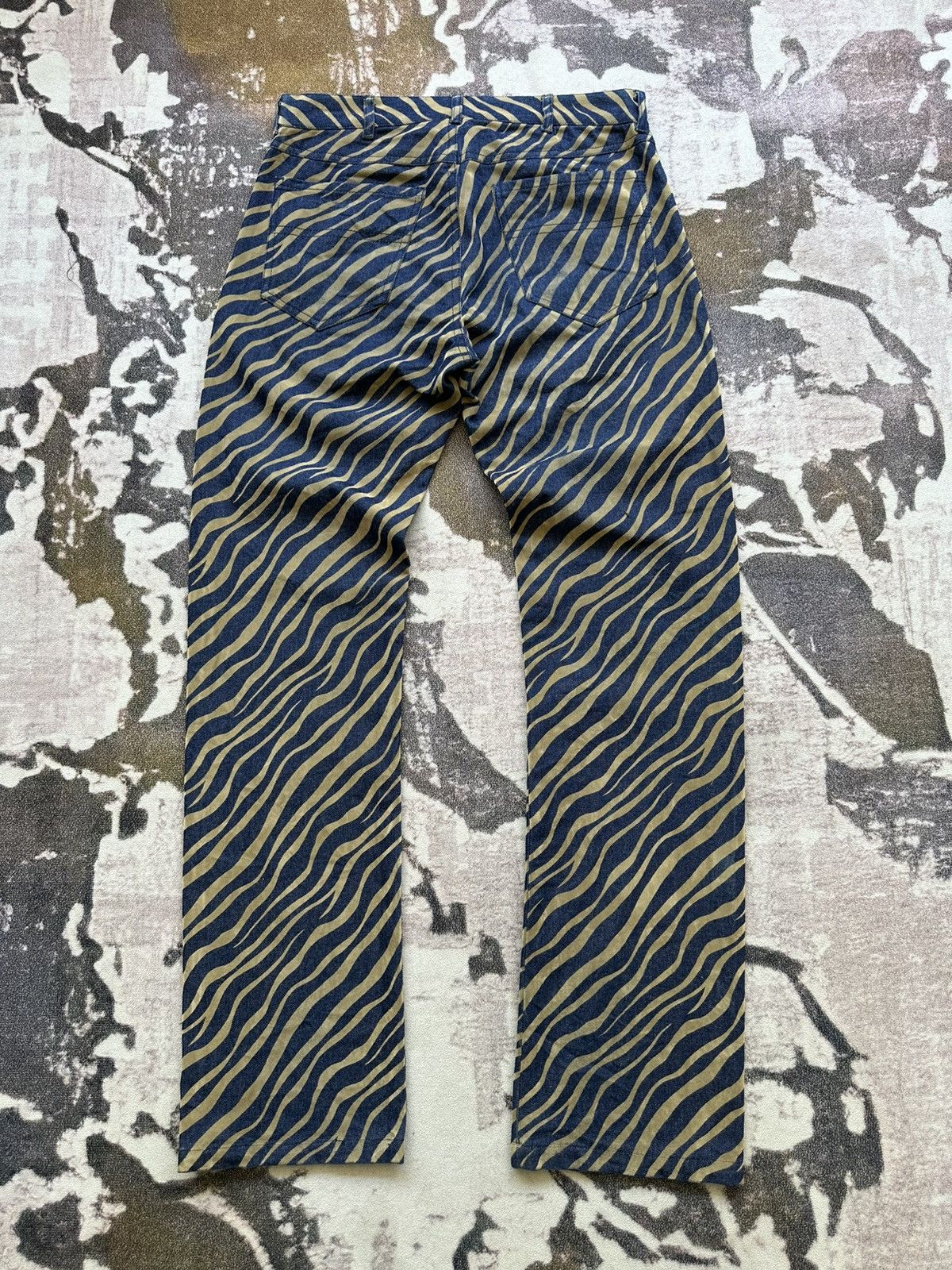 Katharine Hamnett London 90's Katharine Hamnett London zebra striped jeans Size US 30 / EU 46 - 4 Thumbnail