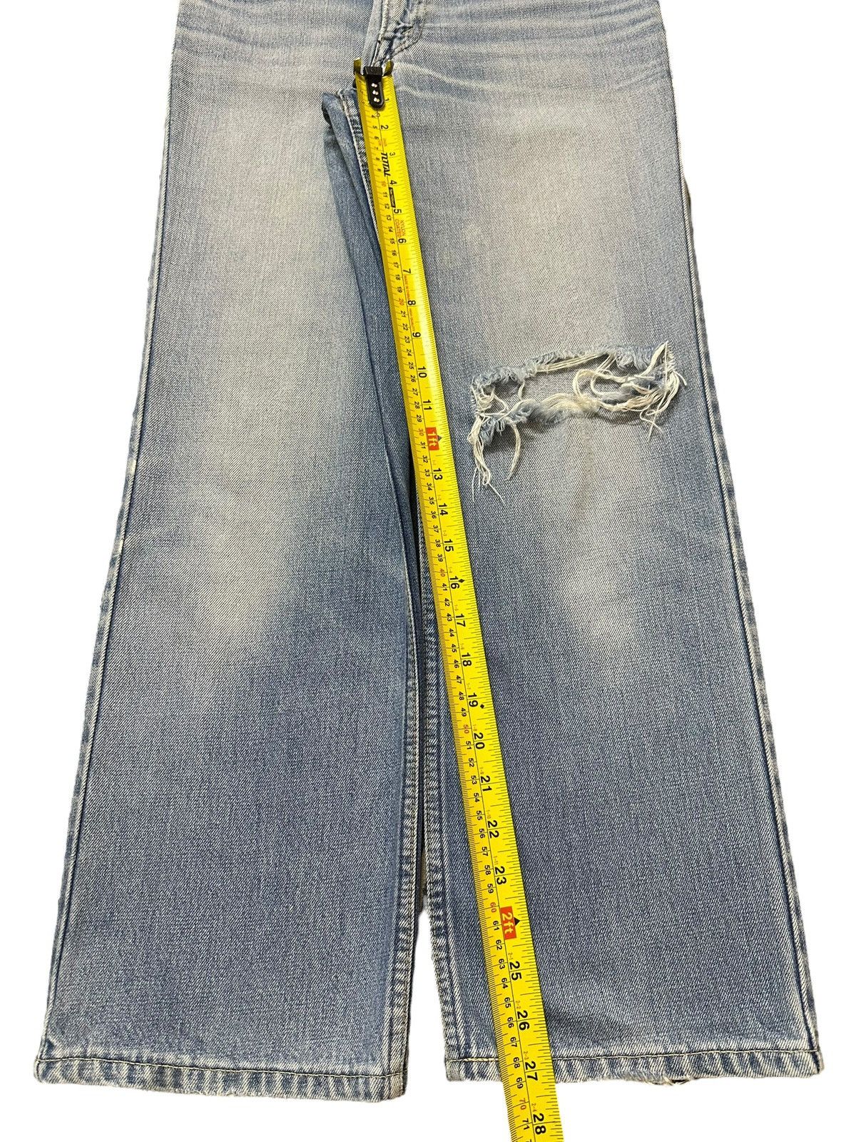 Polo Ralph Lauren Vintage Polo Ralph Lauren Light Wash Distressed Loose Jeans Size US 28 / EU 44 - 14 Thumbnail