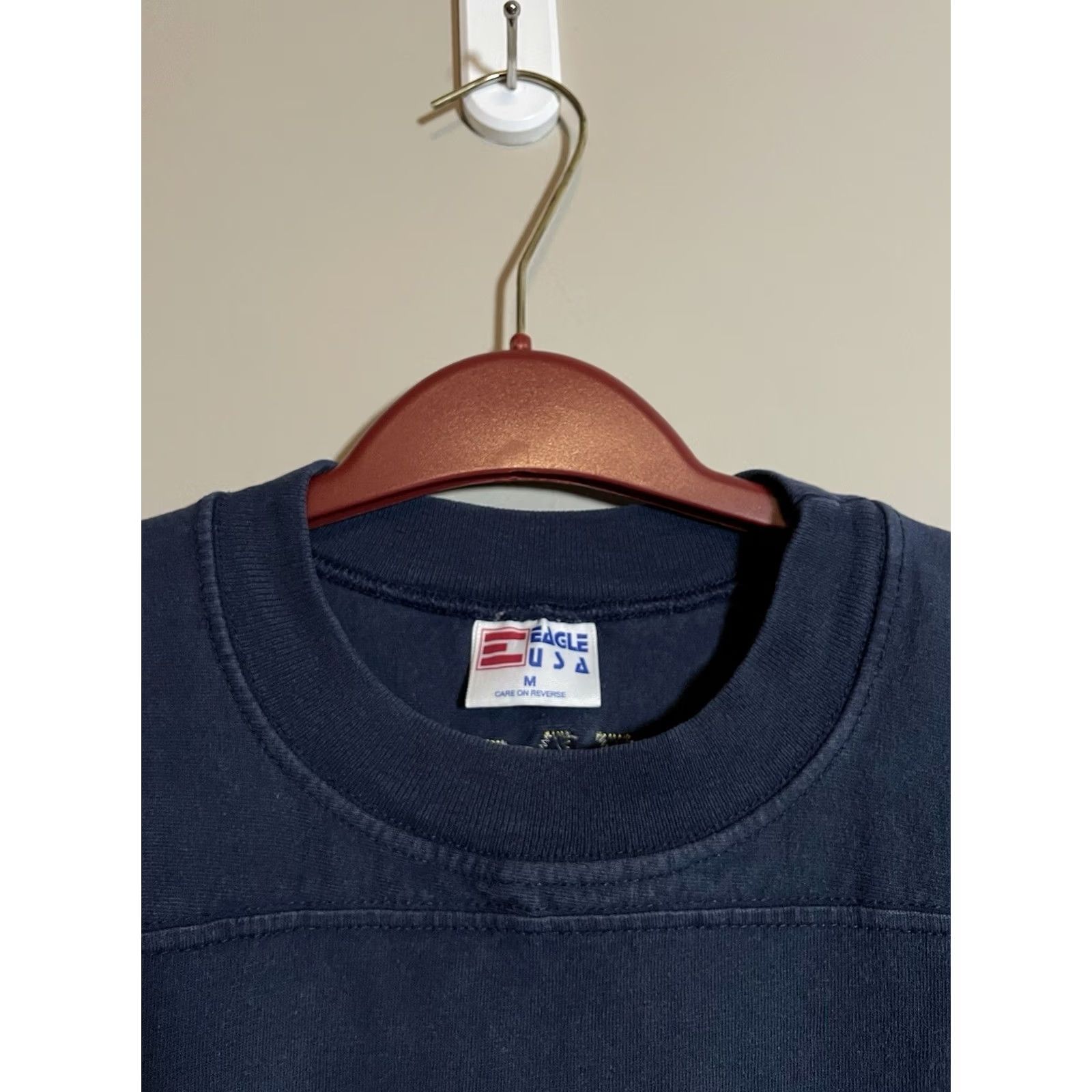 Vintage Vintage 90s PHA Price Hall Affiliate Single Stitch Shirt M Blue Cotton Crew Neck Size US M / EU 48-50 / 2 - 3 Thumbnail
