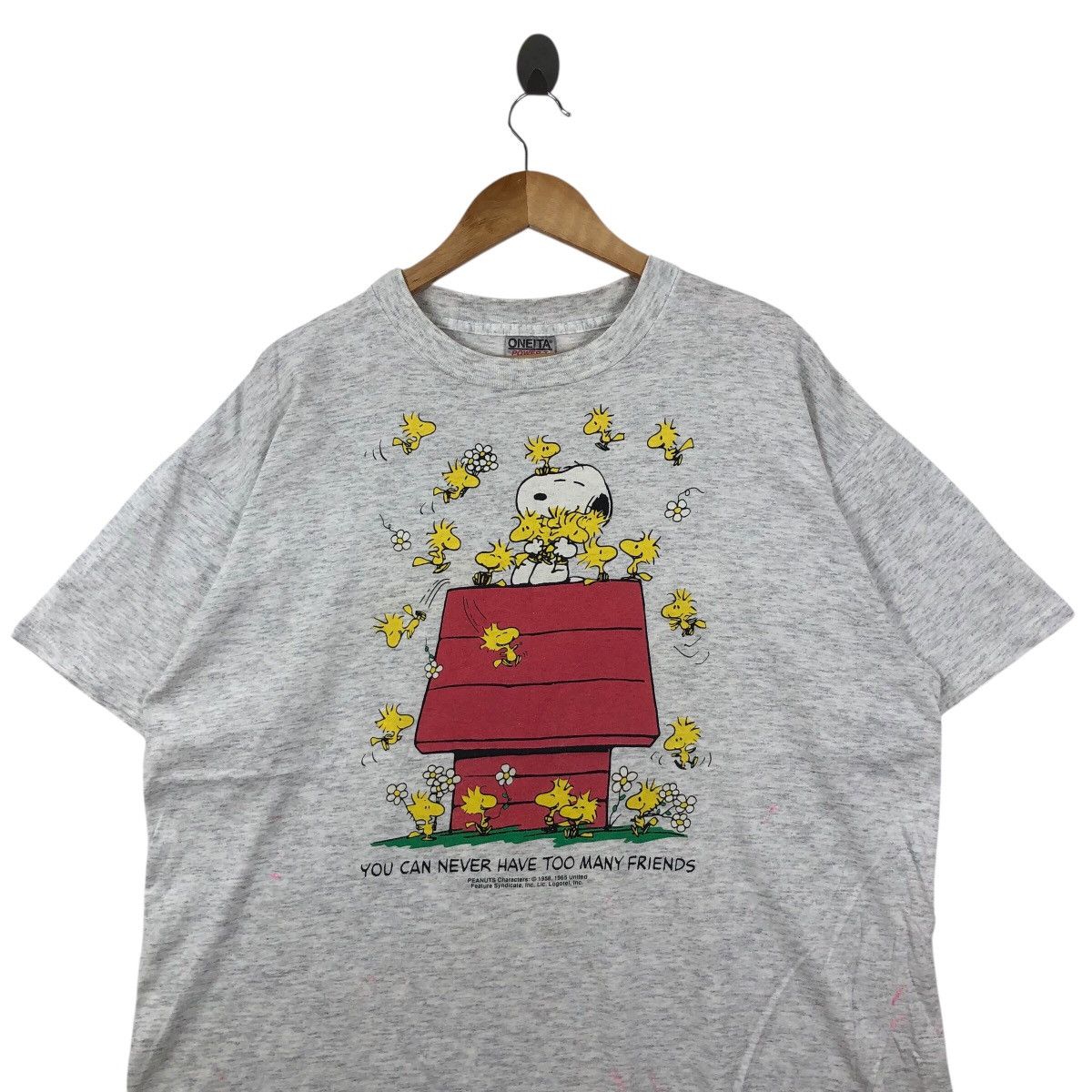 Peanuts Vintage 90s PEANUTS Snoopy T Shirt Oneita Tag Size XL Size US XL / EU 56 / 4 - 2 Thumbnail