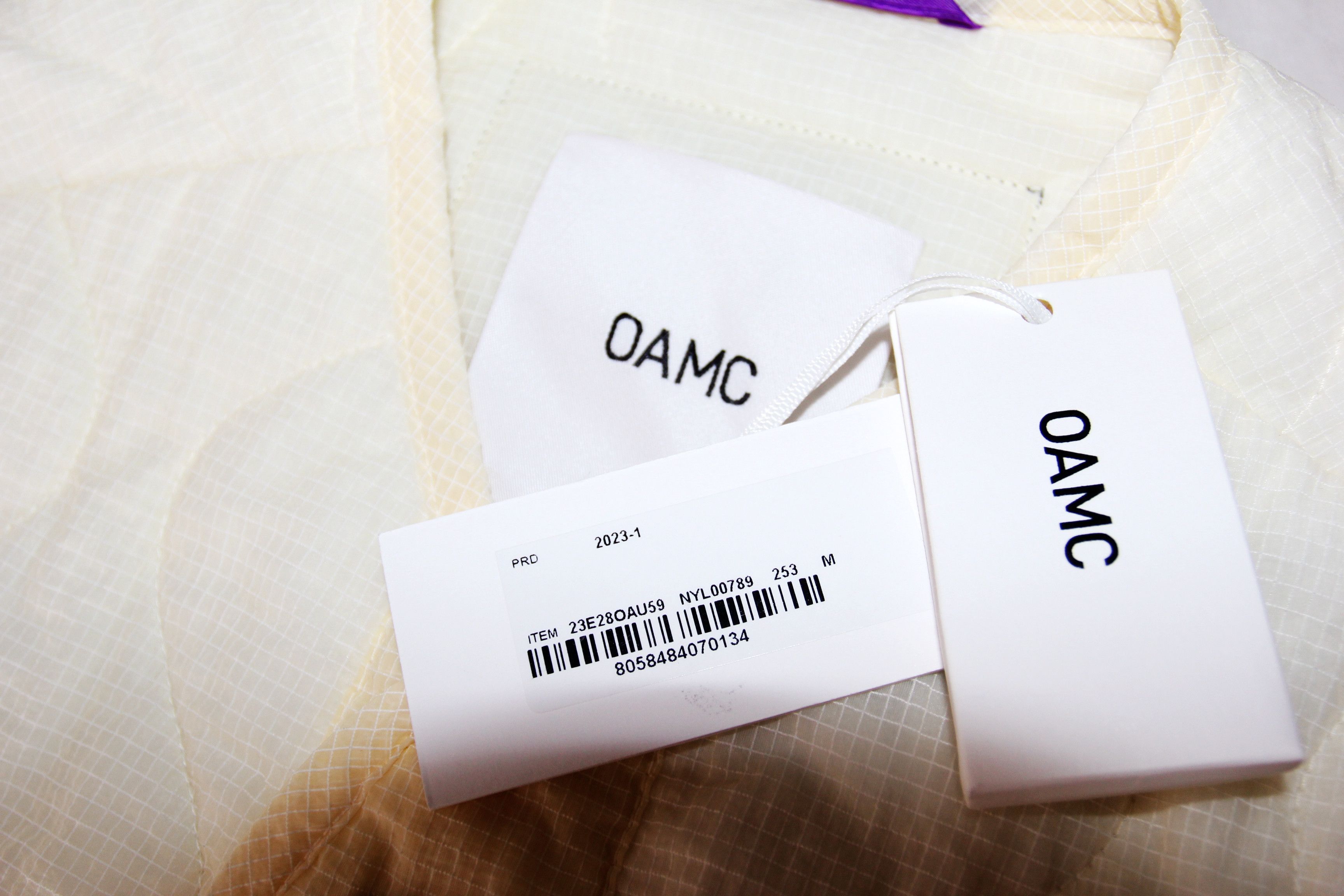 OAMC BNWT SS23 OAMC OFF-WHITE QUILTED JACKET M Size US M / EU 48-50 / 2 - 9 Thumbnail