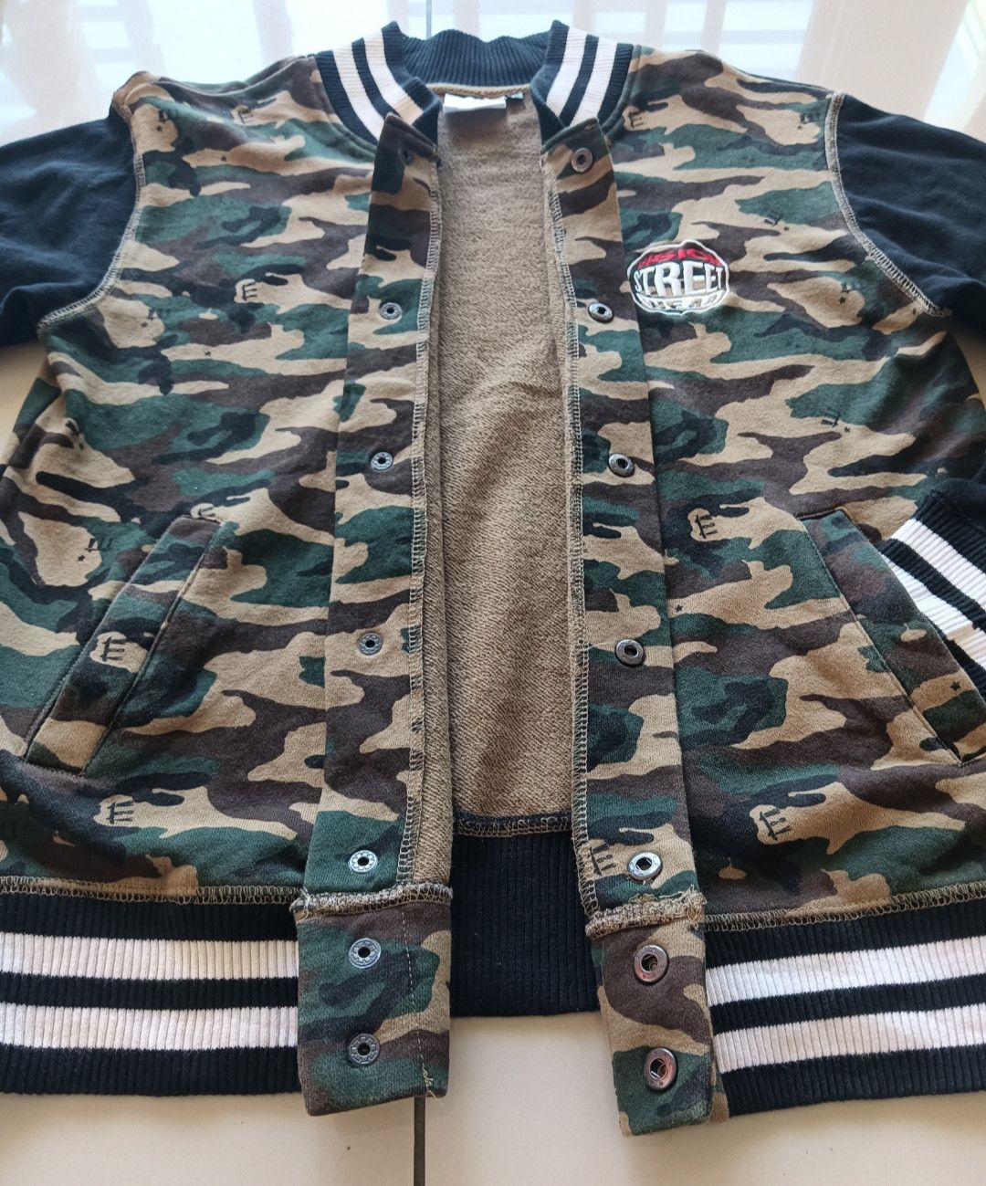 Japanese Brand VARSITY JACKET VISION STREET WEAR STYLE CAMO Size US M / EU 48-50 / 2 - 8 Thumbnail