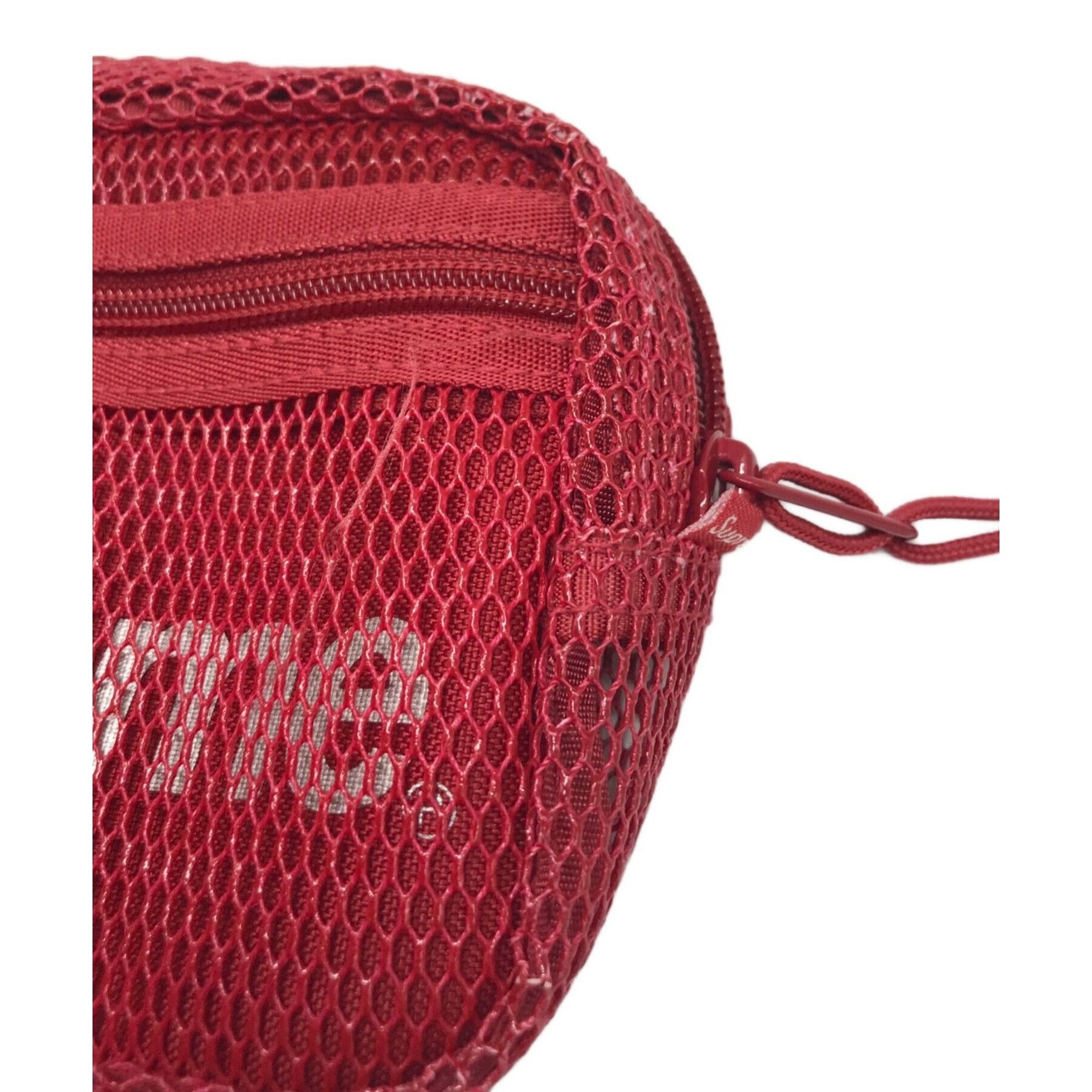 Supreme SUPREME Logo Mesh Small Shoulder Bag Red Size ONE SIZE - 8 Thumbnail