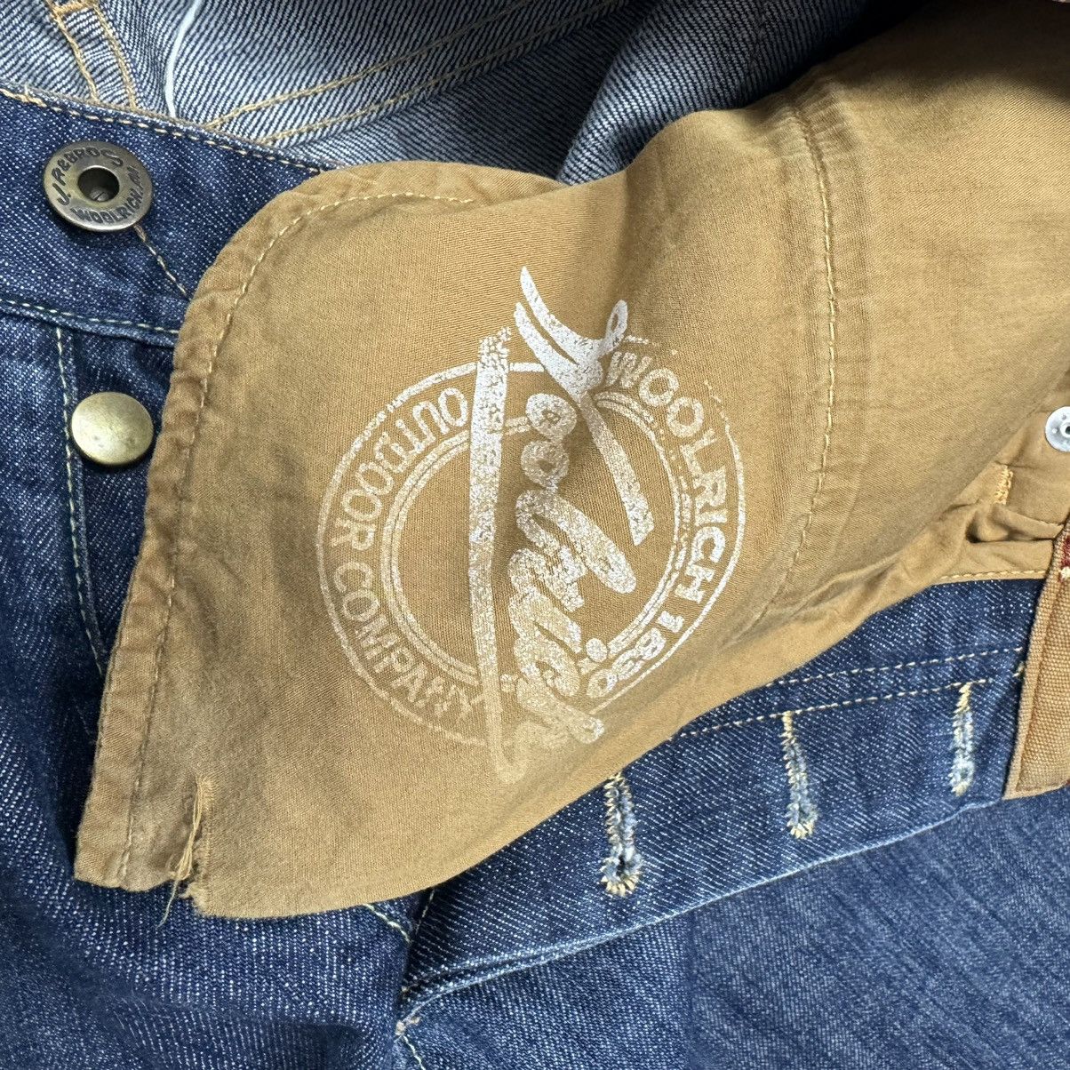 Vintage Rare Vintage Woolrich Outdoor Essential Blue Denim Jeans Size US 31 - 24 Thumbnail