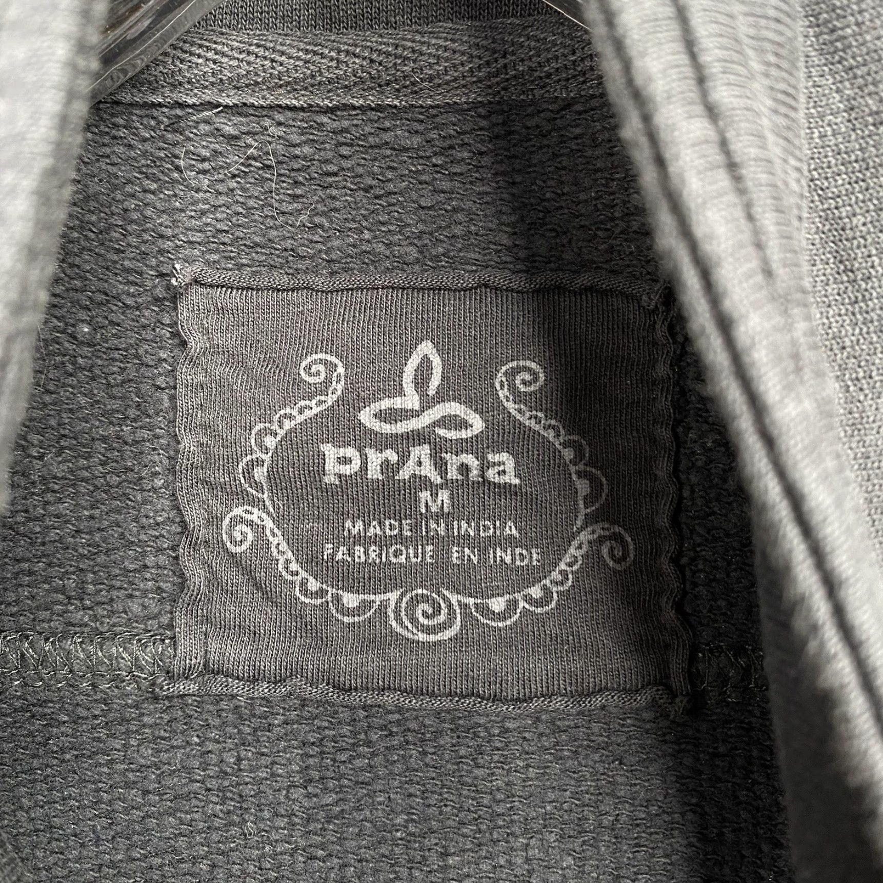 Prana Prana Jacket Womens M Gray Button Up Pockets Mock Neck Stretch Sweatshirt Cotton Jacket Size M / US 6-8 / IT 42-44 - 5 Thumbnail