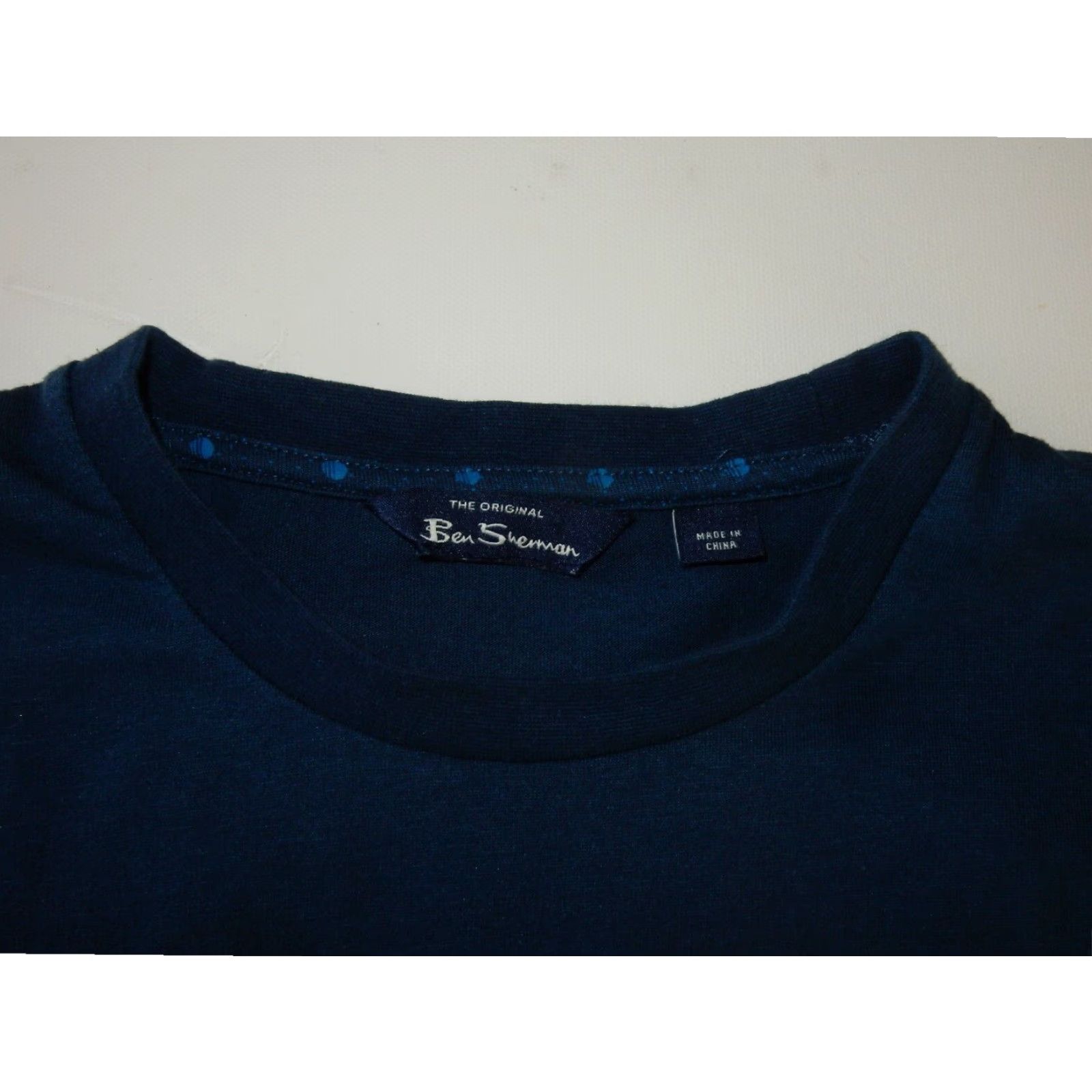 Ben Sherman Ben Sherman Mens Blue Cotton Blend Short Sleeve T Shirt Large Size US L / EU 52-54 / 3 - 3 Thumbnail