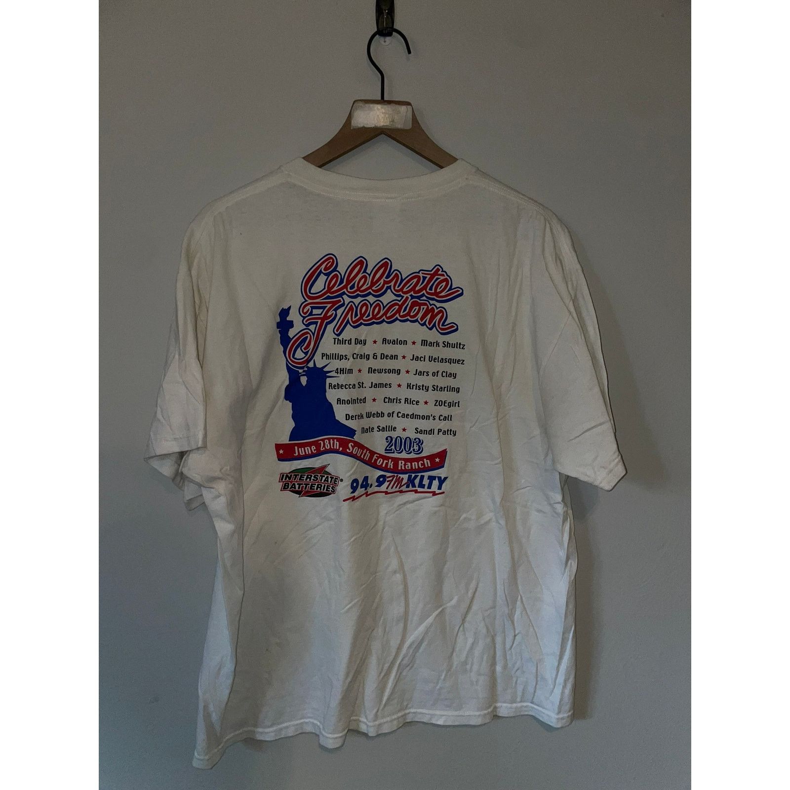 Delta Vintage Celebrate Freedom Shirt Avalon Newsong Concert Tee X Size US XL / EU 56 / 4 - 6 Thumbnail