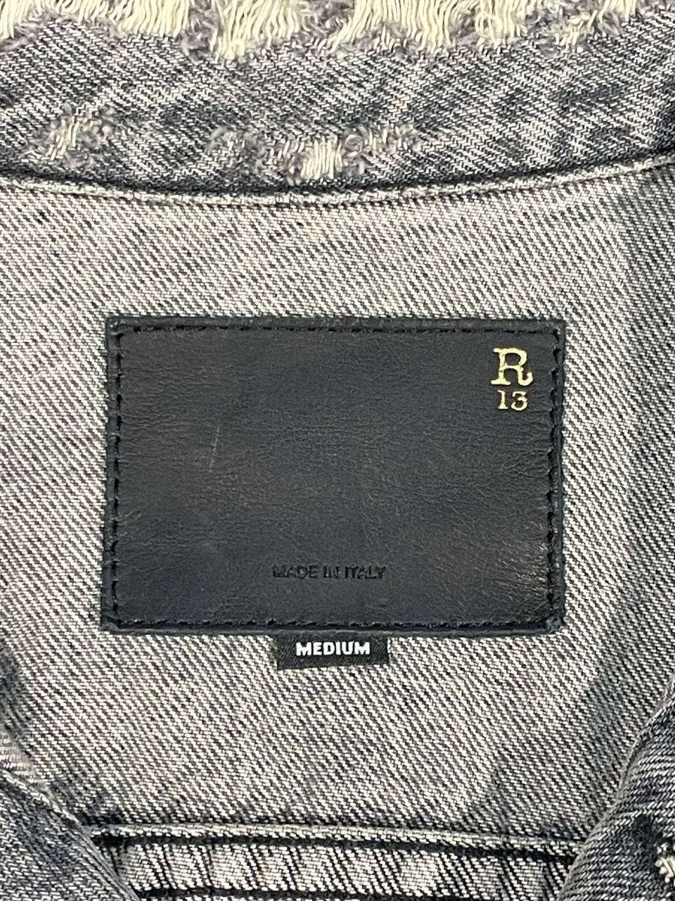 R13 R13 Double Shredded denim jacket Size US M / EU 48-50 / 2 - 7 Thumbnail