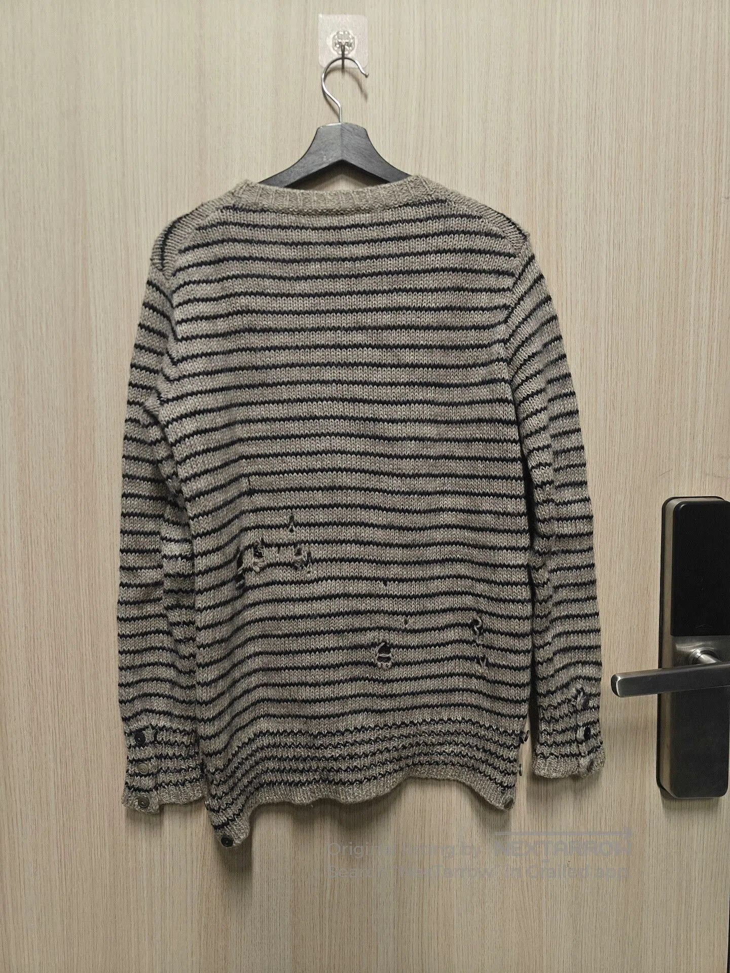 Takahiromiyashita The Soloist. The Soloist Grunge Wool Distressed Sweater. Size US S / EU 44-46 / 1 - 2 Thumbnail