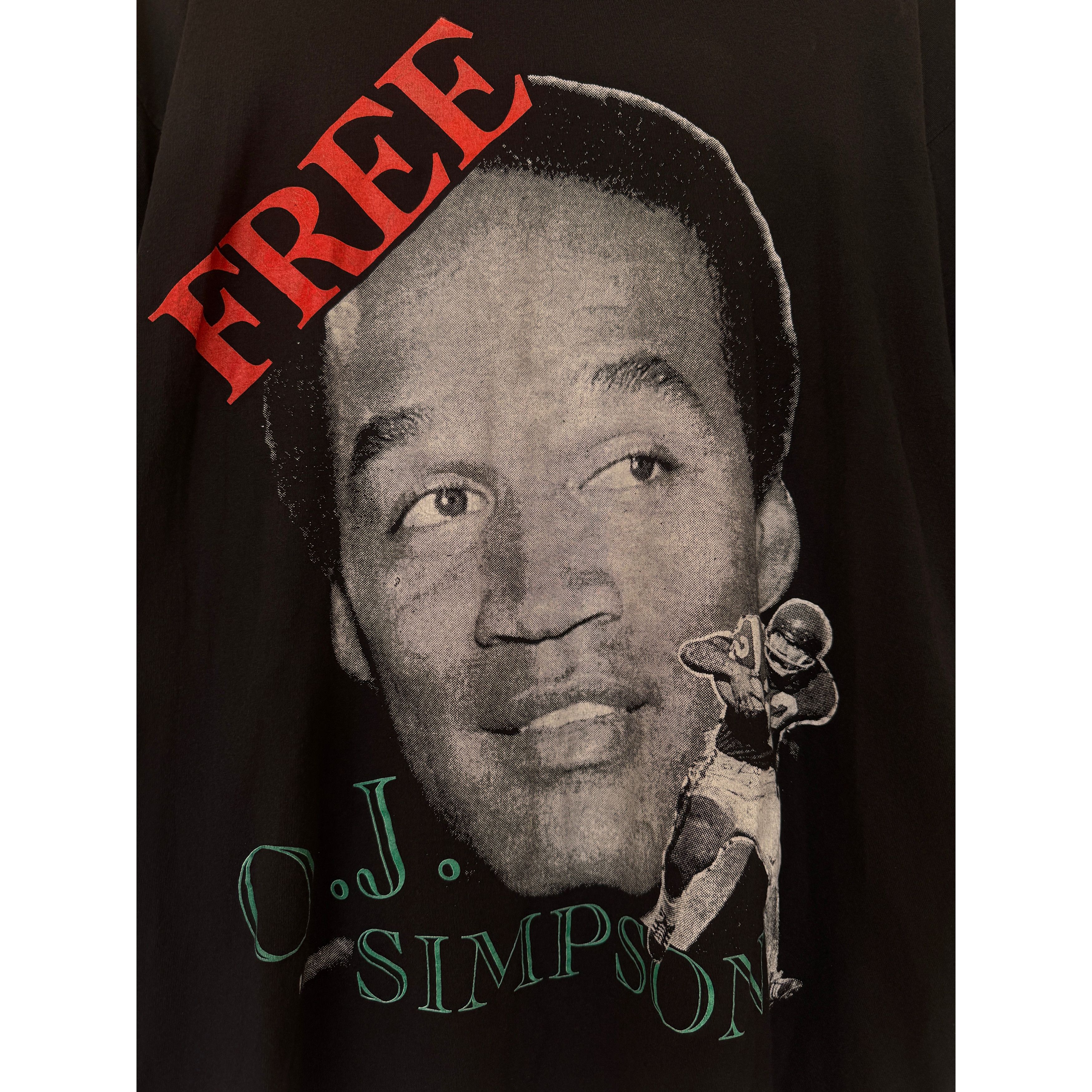 Vintage OJ Simpson He Will Always Be My Hero Tee Size US XL / EU 56 / 4 - 9 Thumbnail