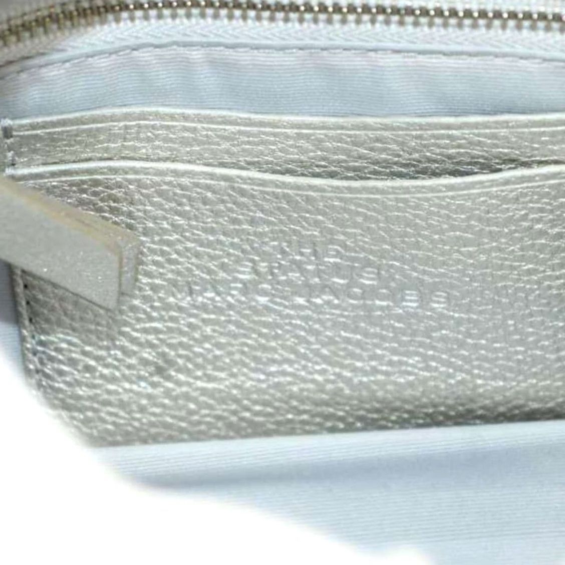 Marc Jacobs Marc Jacobs Shoulder Bag Leather Silver Quilted Chain AN40 Used Women Size ONE SIZE - 3 Thumbnail
