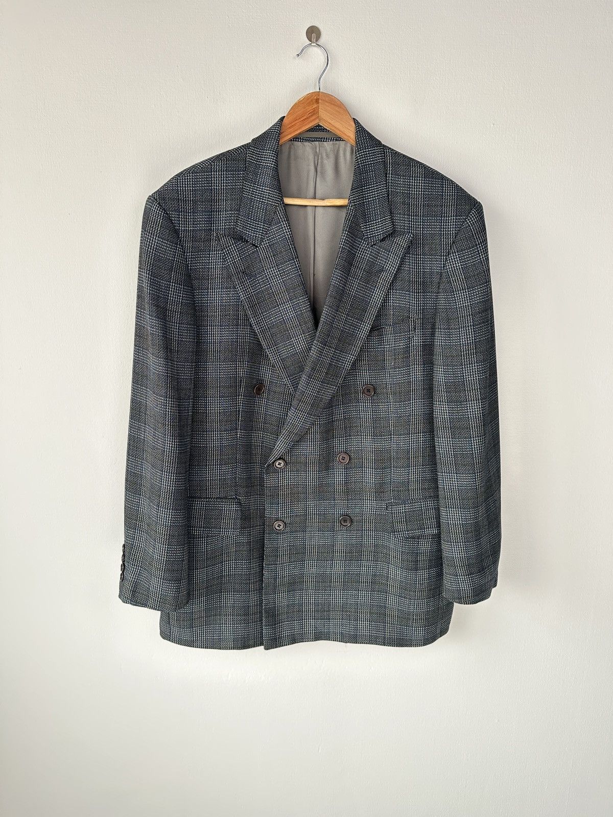 Hugo Boss HUGO BOSS Vintage Ared Double-Breasted Wool Blazer Jacket Size 42R - 1 Thumbnail