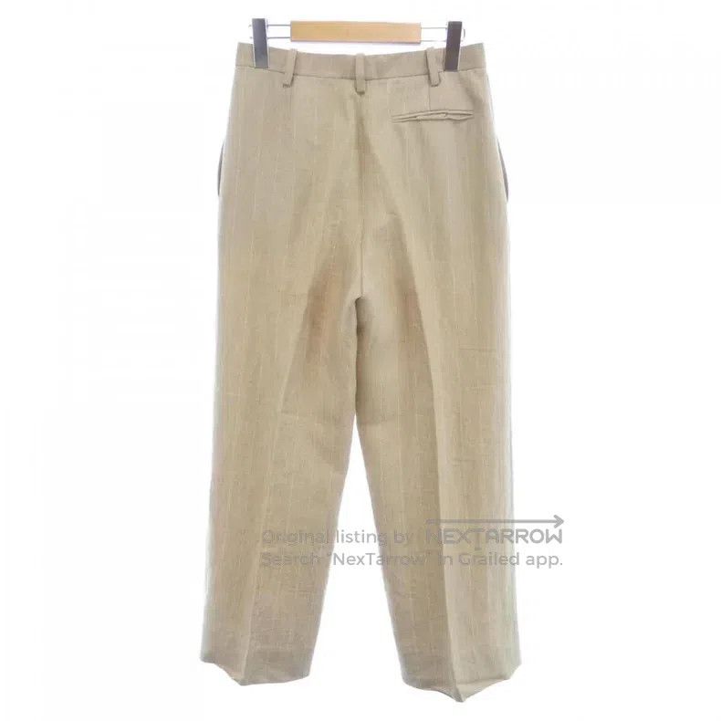 Hermes Hermes Margiela Linen Beige Striped Pants Size 24" / US 00 / IT 34 - 2 Thumbnail
