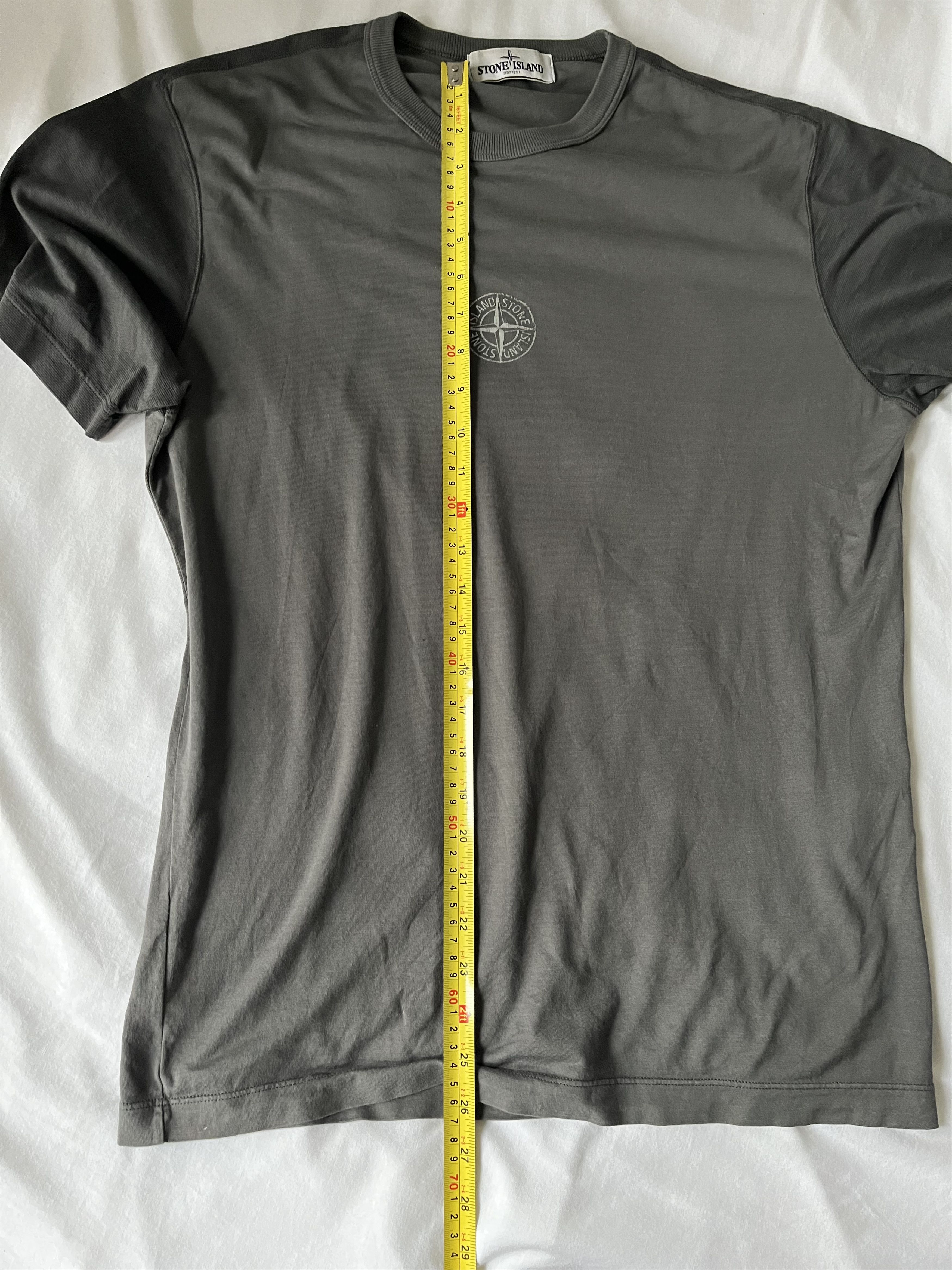 Stone Island Reflective Logo Grey T-Shirt Size US L / EU 52-54 / 3 - 7 Thumbnail