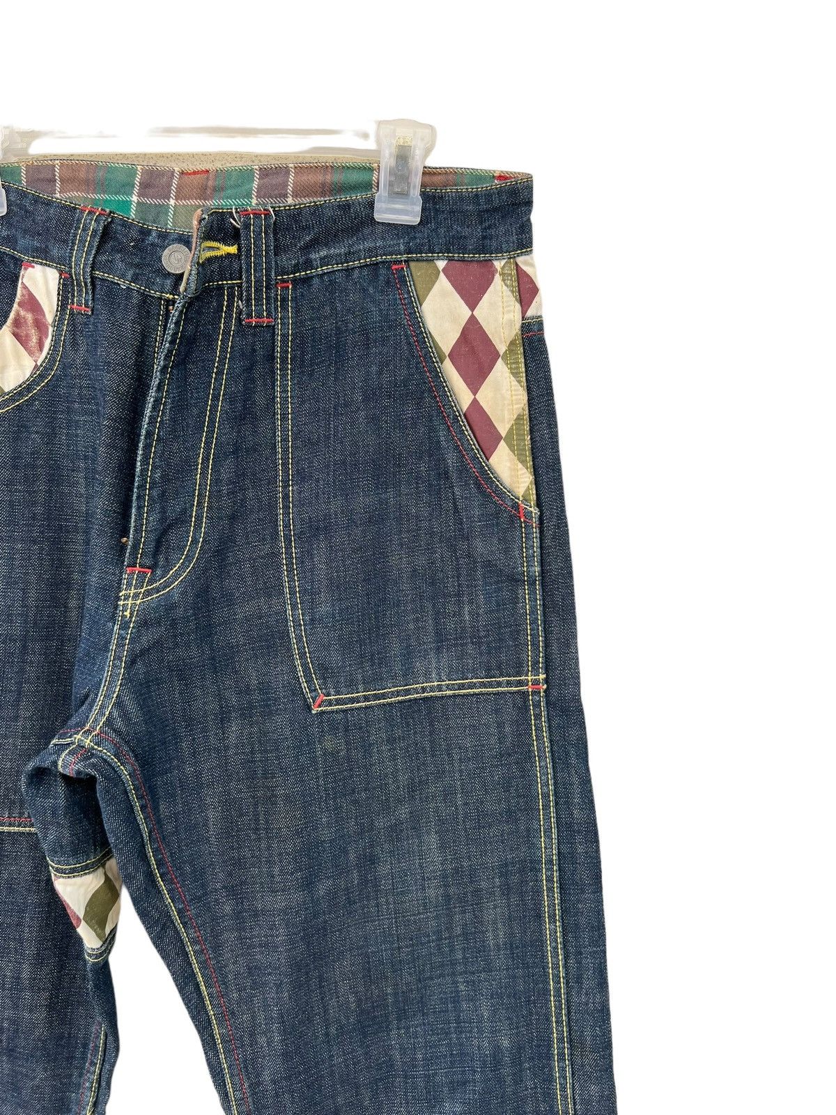 Vintage Vintage SACRIFICE Japan Union Made Hybrid Denim Jeans Size US 34 / EU 50 - 12 Thumbnail