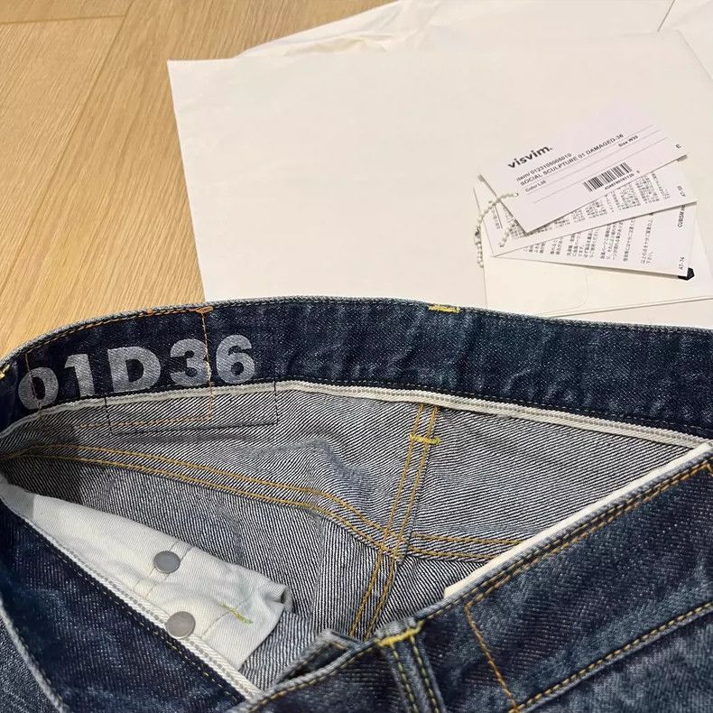 Visvim Visvim Slim Fit Denim Pants with Damage Details-2506 Size US 30 / EU 46 - 2 Thumbnail