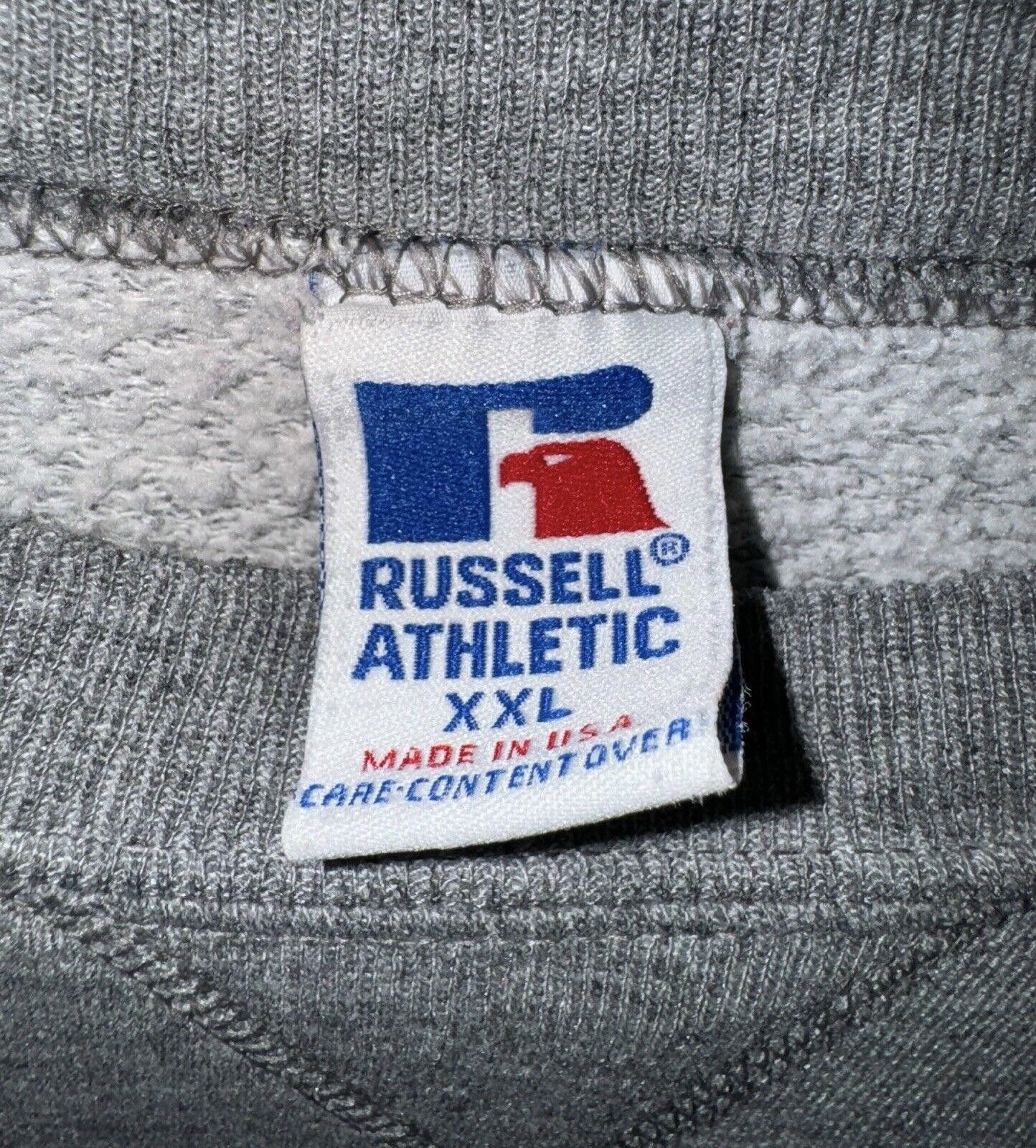 Russell Athletic Vintage Russell Athletic 90s Heather Grey USA Crewneck 2XL Size US 40 / EU 56 - 5 Thumbnail