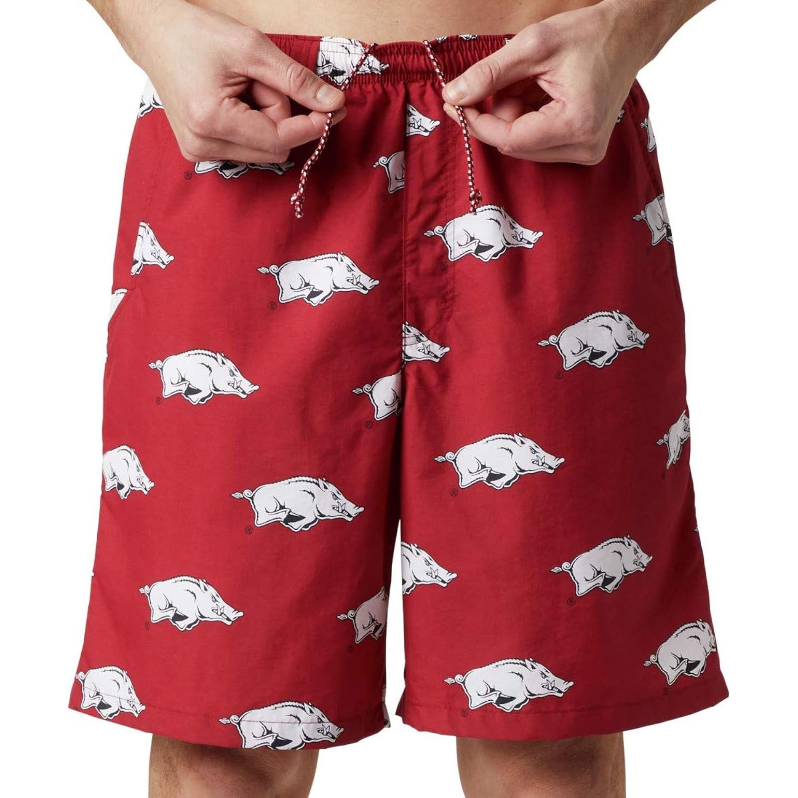 Columbia Columbia Collegiate PFG Arkansas Razorbacks Backcast Shorts Size US 34 / EU 50 - 1 Thumbnail