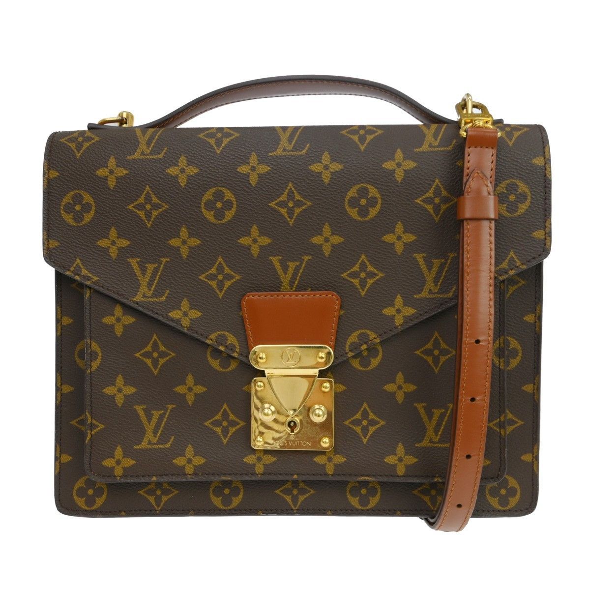 Louis Vuitton Louis Vuitton Monceau Handbag Monogram Canvas Size ONE SIZE - 1 Thumbnail