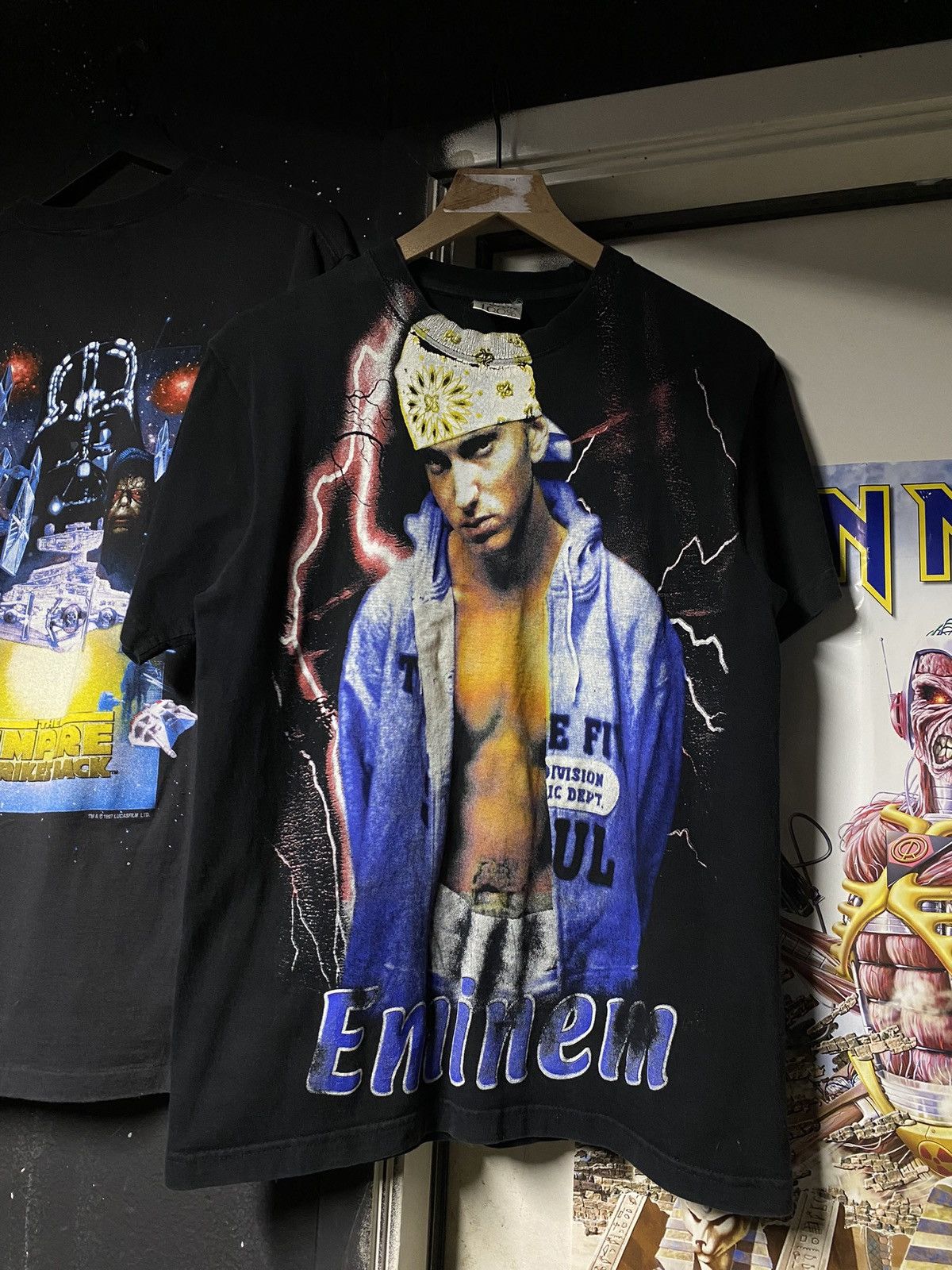Vintage Vintage 90’s Eminem Rap T-Shirt Adult Size Medium Size US M / EU 48-50 / 2 - 1 Thumbnail