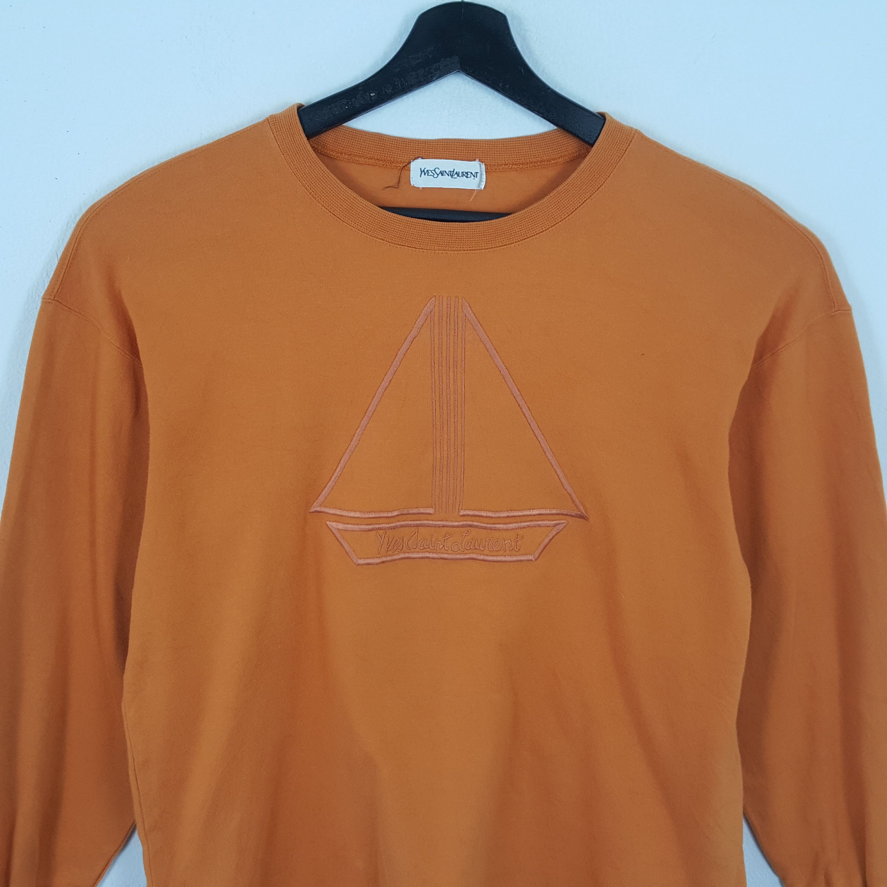 Vintage YVES SAINT LAURENT Rare Design Fashion Style Tshirt dp1 Size US L / EU 52-54 / 3 - 2 Thumbnail