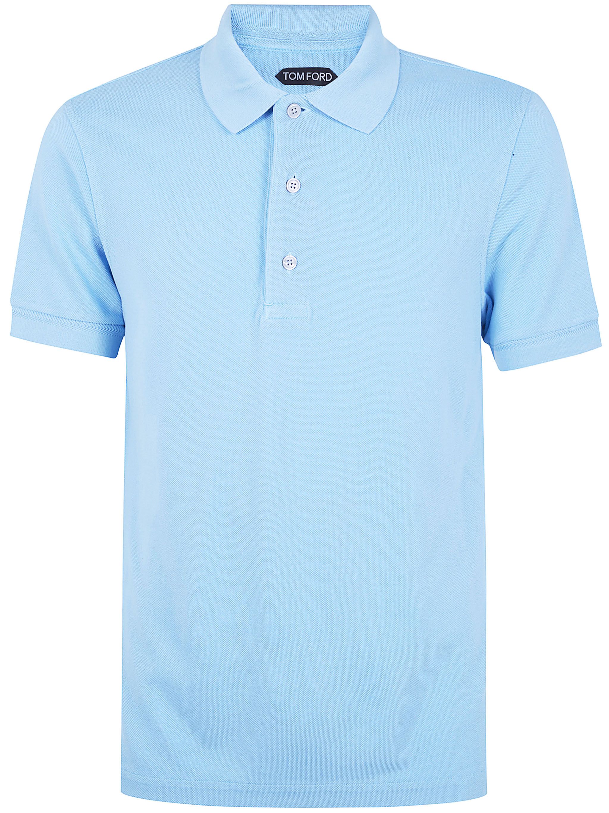 Tom Ford LYOCELL PIQUET SHORT SLEEVES POLO SHIRT Size US L / EU 52-54 / 3 - 1 Thumbnail