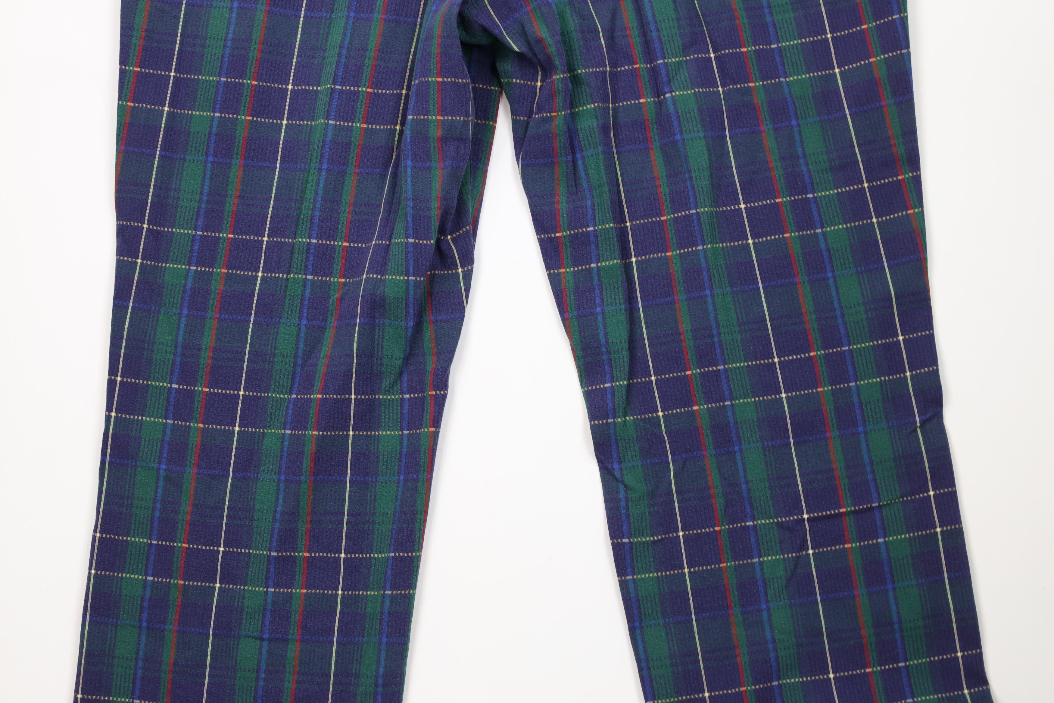 Orvis Vintage 70s Orvis Seersucker Wide Leg Chino Pants Plaid USA Size US 38 / EU 54 - 12 Thumbnail