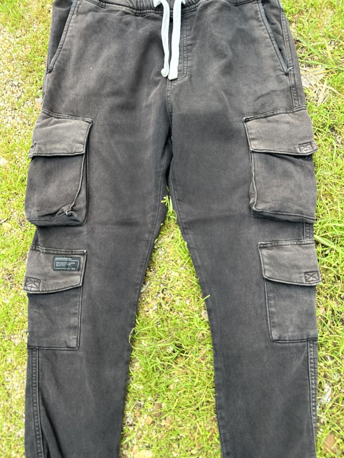 Edition Japan MULTIPOCKET JAPANESE BRAND TROUSERS FADED SWEAT JOGGER PANTS Size US 34 / EU 50 - 2 Thumbnail