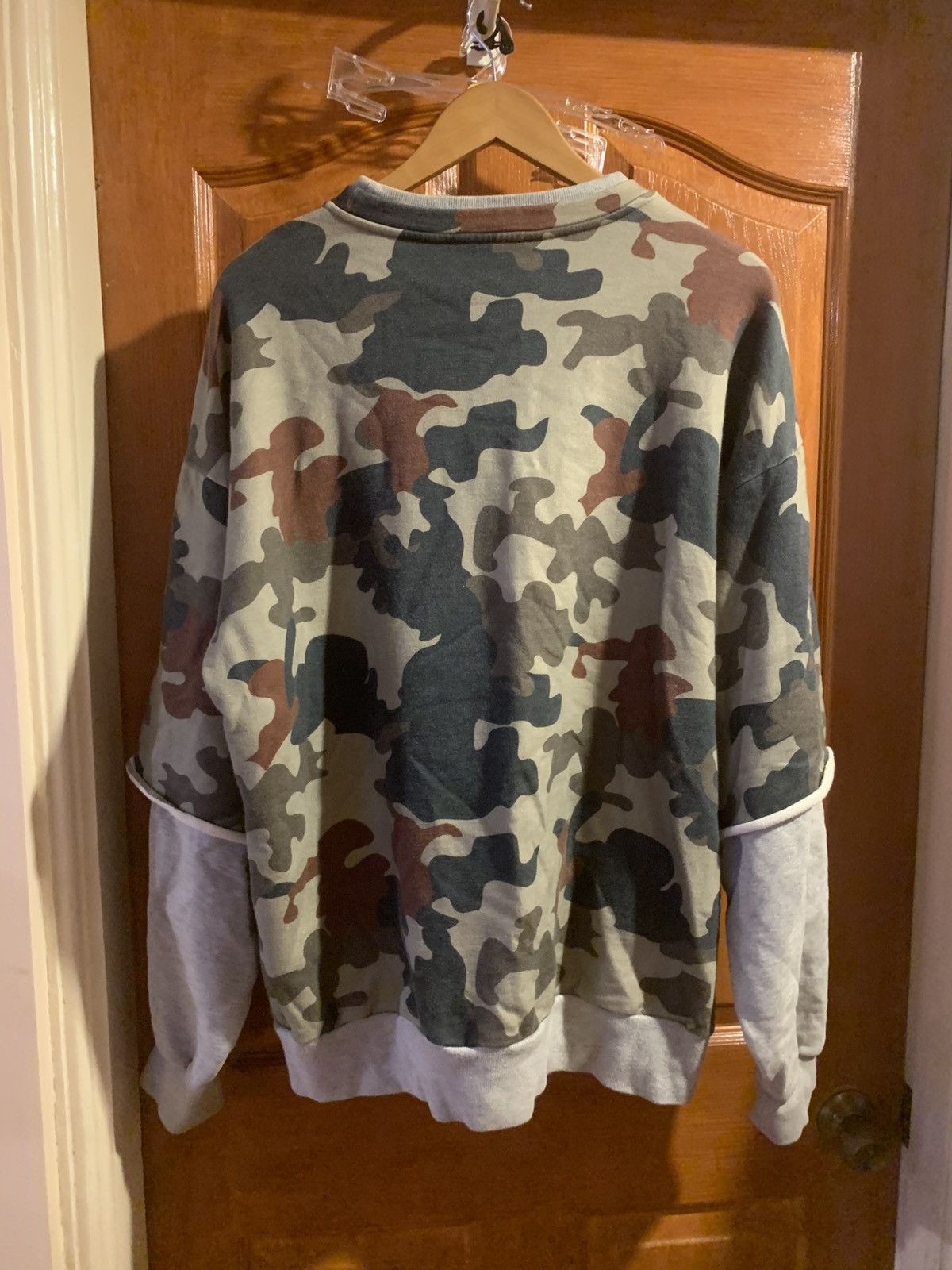 Gosha Rubchinskiy Gosha Rubchinskiy layered camouflage sweater Size US XL / EU 56 / 4 - 10 Thumbnail