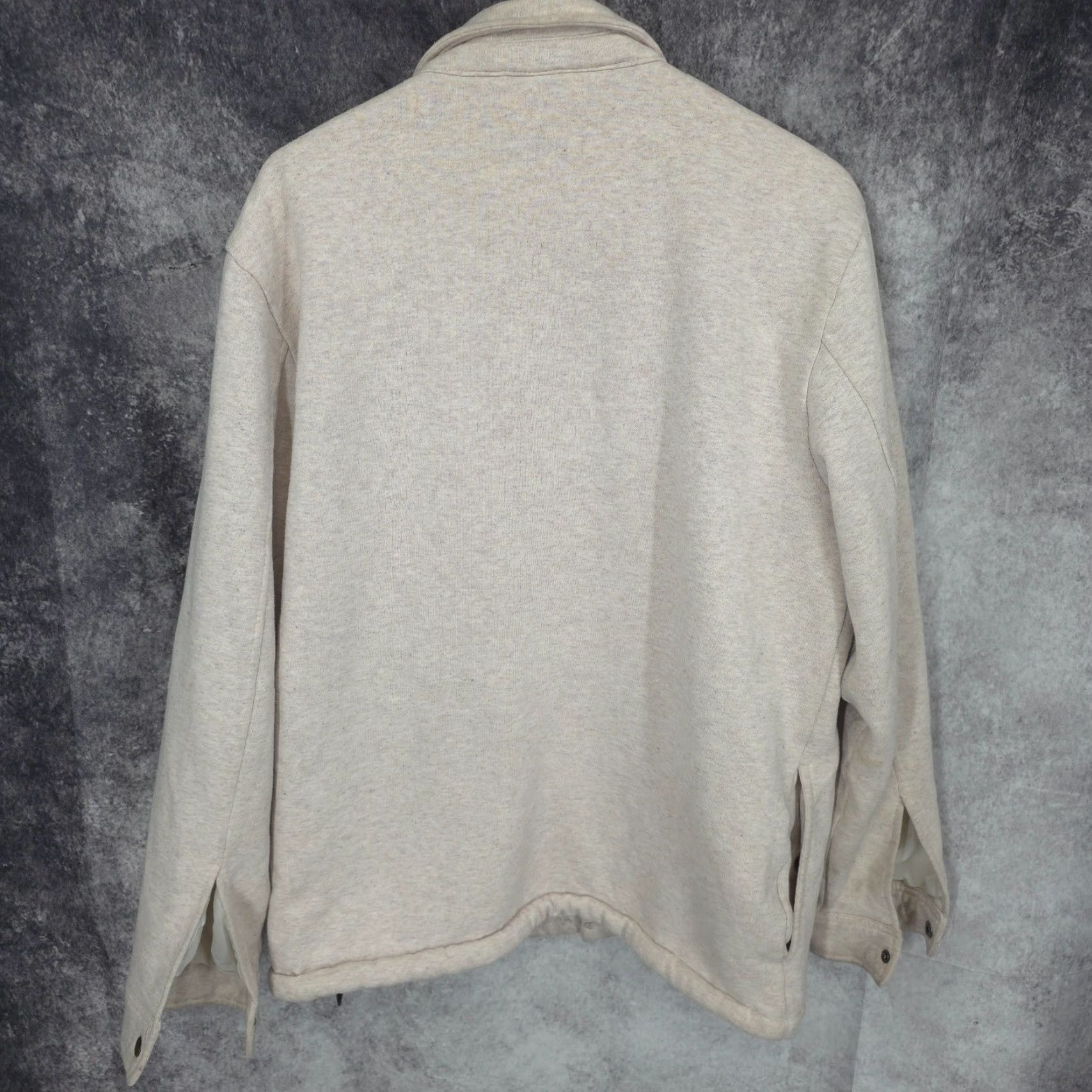 Buffalo David Bitton Buffalo by David Bitton Shirt Jacket Mens Medium Beige Shacket Fleece Lined Size US M / EU 48-50 / 2 - 5 Thumbnail
