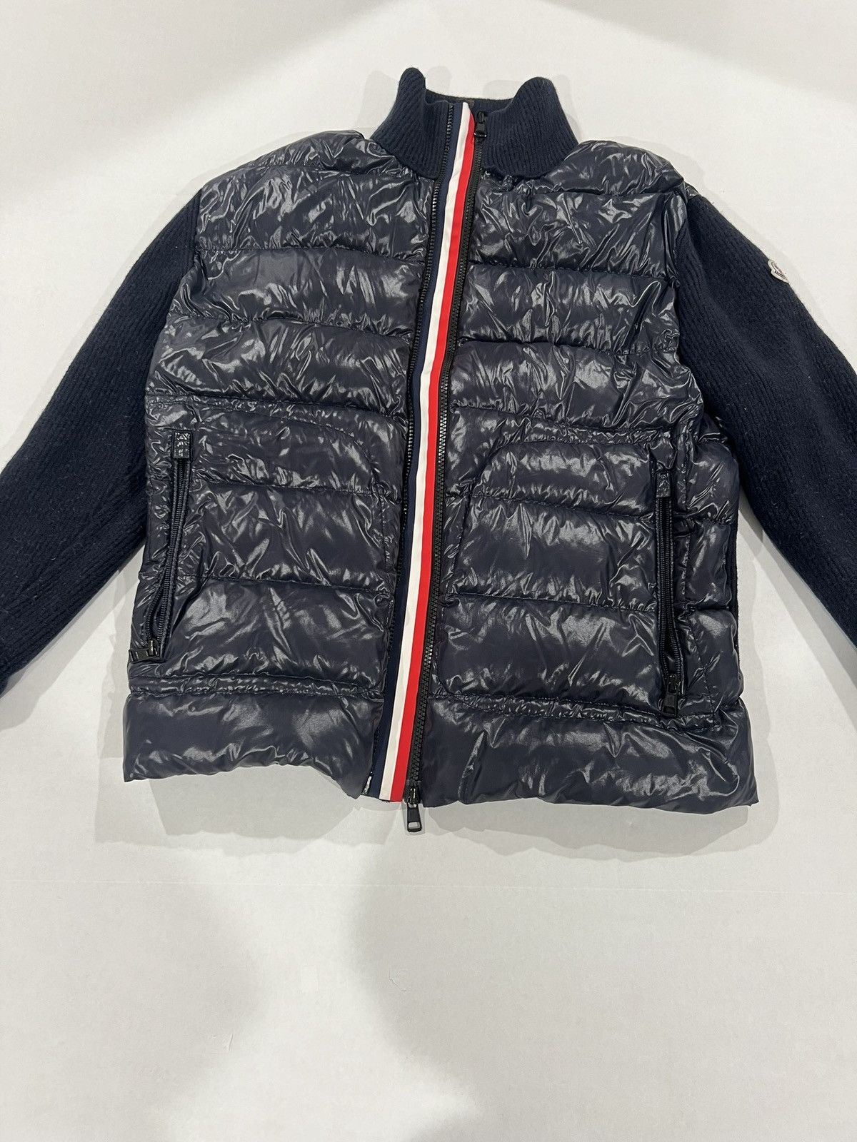 Moncler Navy Blue Moncler Zip Up Size XXL Size US XXL / EU 58 / 5 - 2 Thumbnail