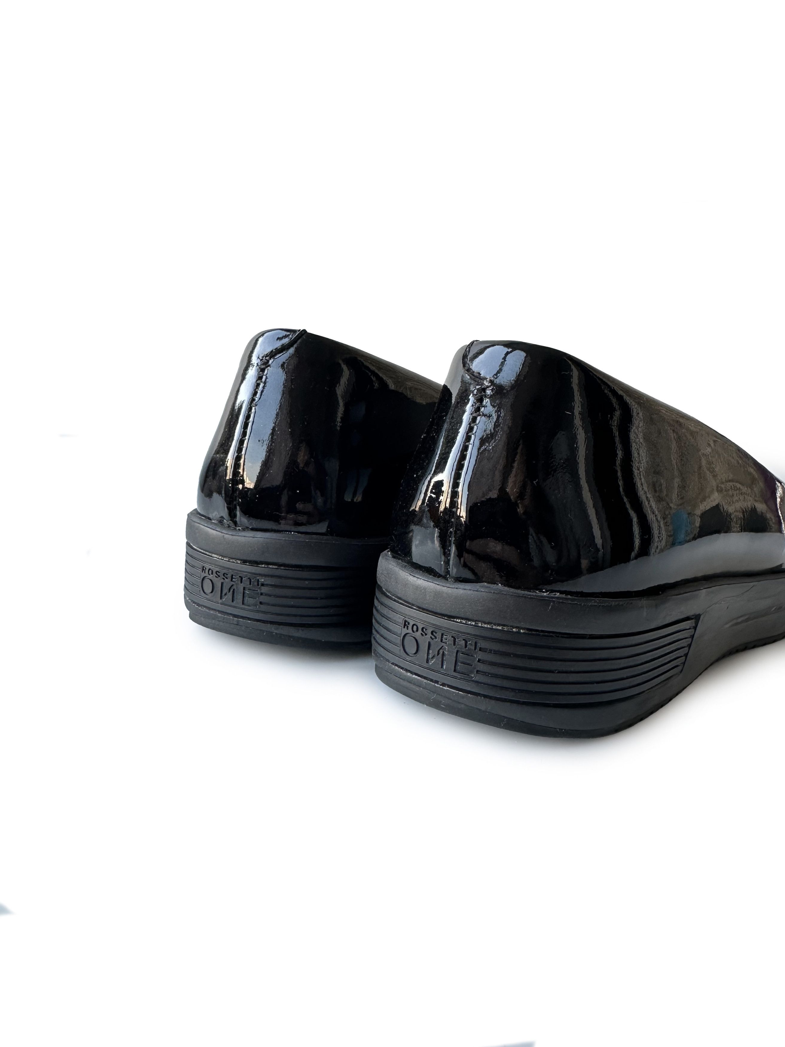 Fratelli Rossetti Fratelli Rosetti ONE black laquered balley shoes Size US 8.5 / IT 38.5 - 3 Thumbnail
