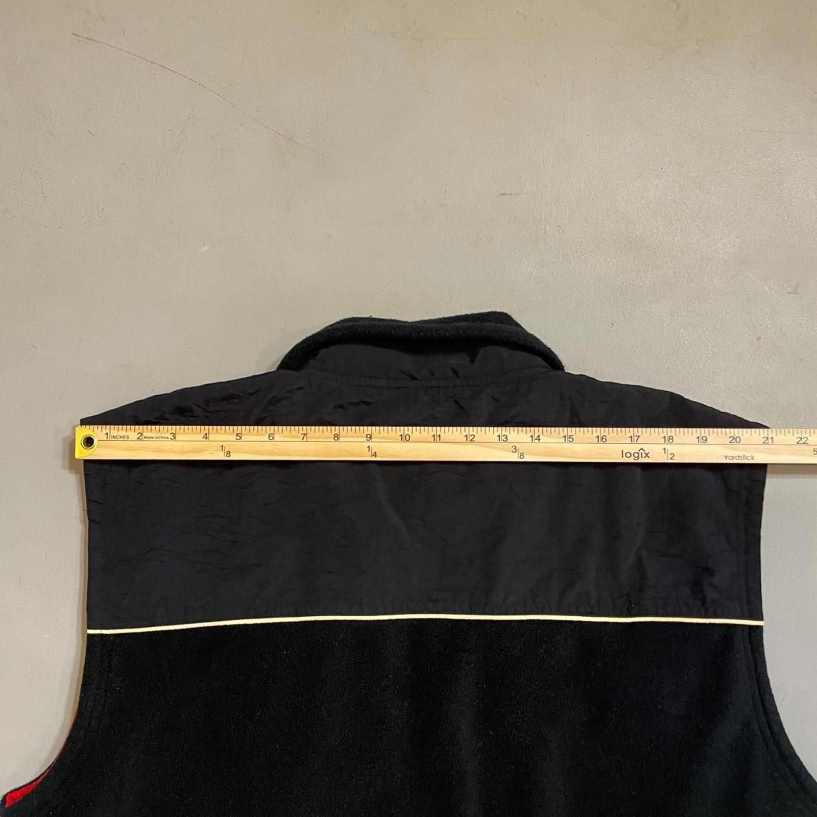 Fila 90s Fila Sport Downhill Black Vest Fleece Zip Up Mesh Lined Size US XL / EU 56 / 4 - 8 Thumbnail