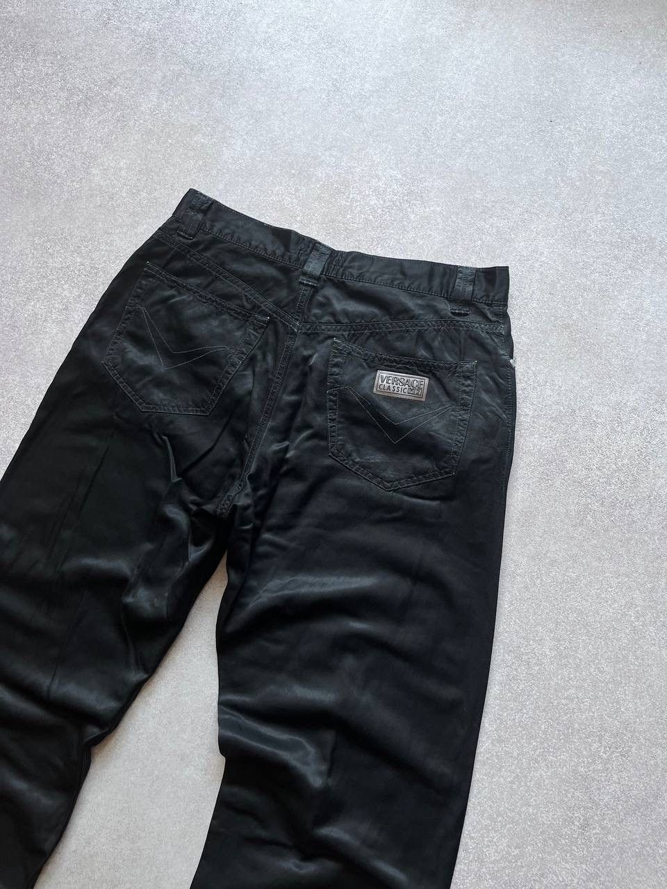 Versace Vintage Versace Silk Baggy Pants Y2K 34 + Dolce Embroidery Size US 34 / EU 50 - 5 Thumbnail