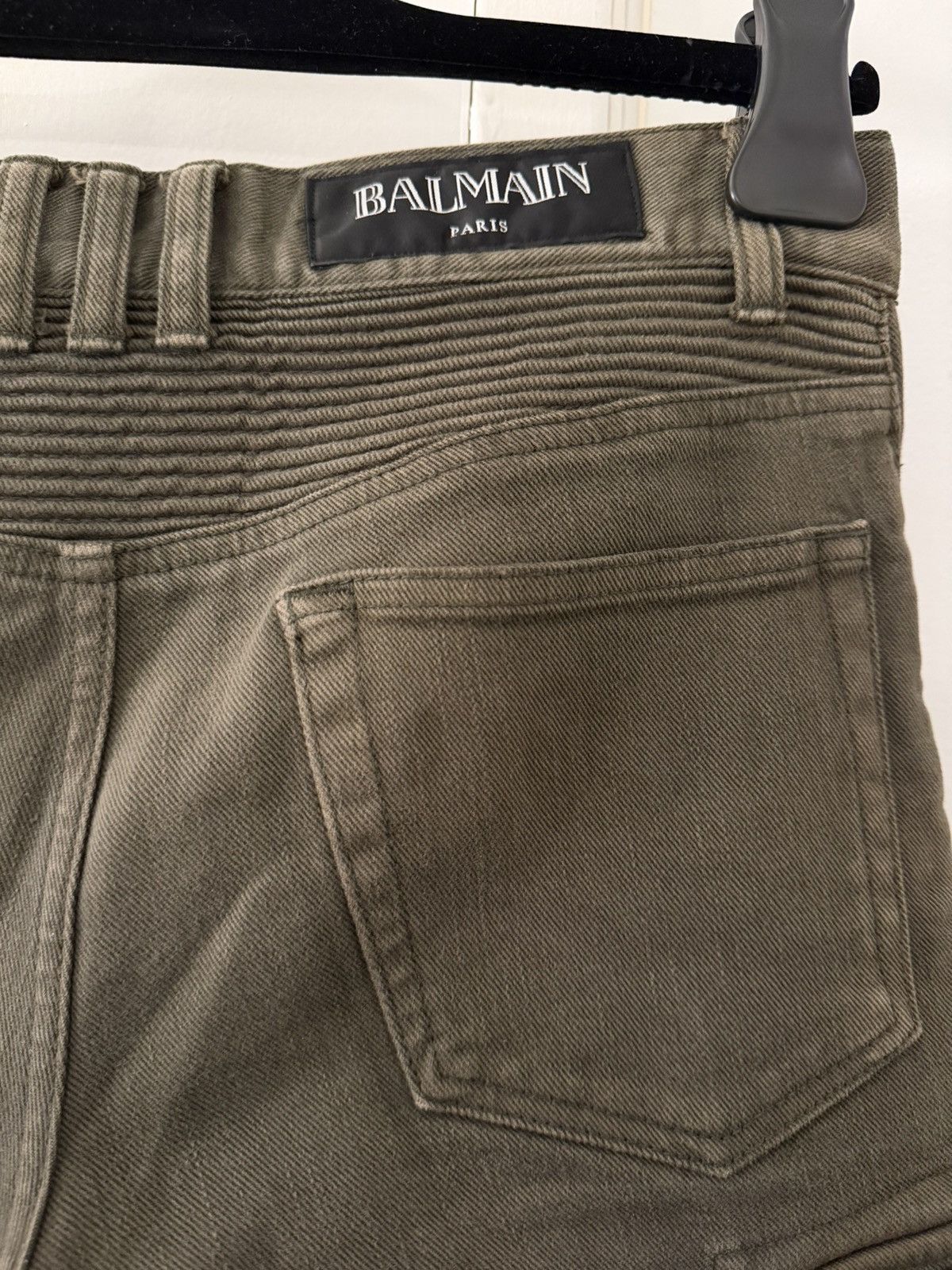 Balmain Balmain Green Cargo Denim Size US 30 / EU 46 - 3 Thumbnail