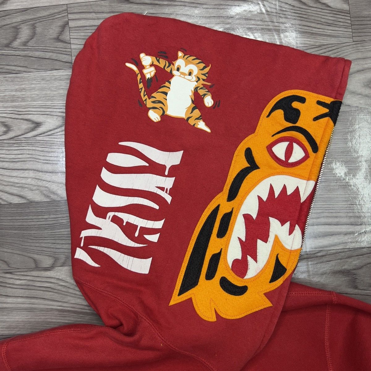 Bape Bape Tiger FUNTHERA MILITIA Full Zip Hoodie Size US L / EU 52-54 / 3 - 16 Thumbnail