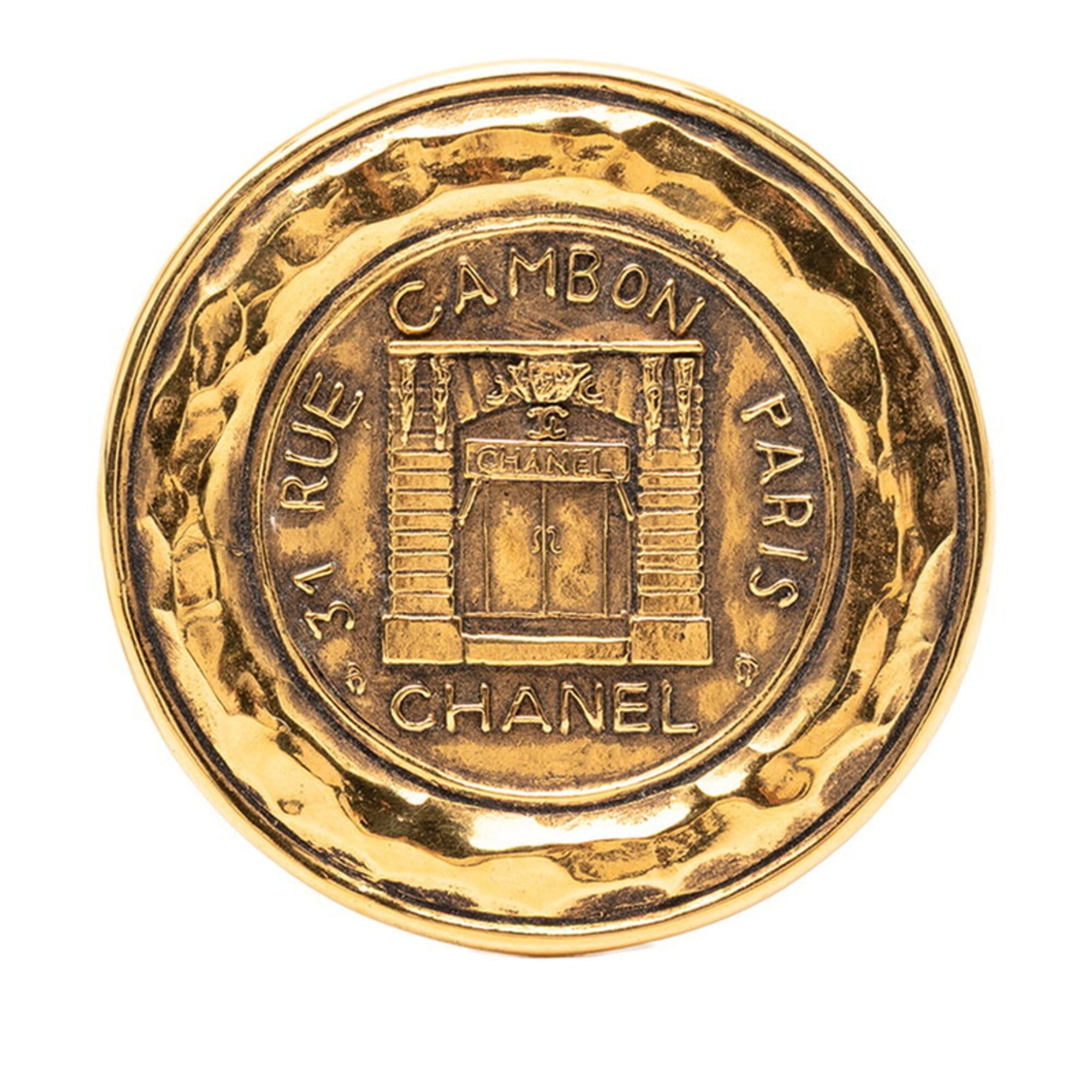 Chanel Chanel 31 RUE CAMBON PARIS Brooch, Gold Plated, Women's. Size ONE SIZE - 1 Thumbnail